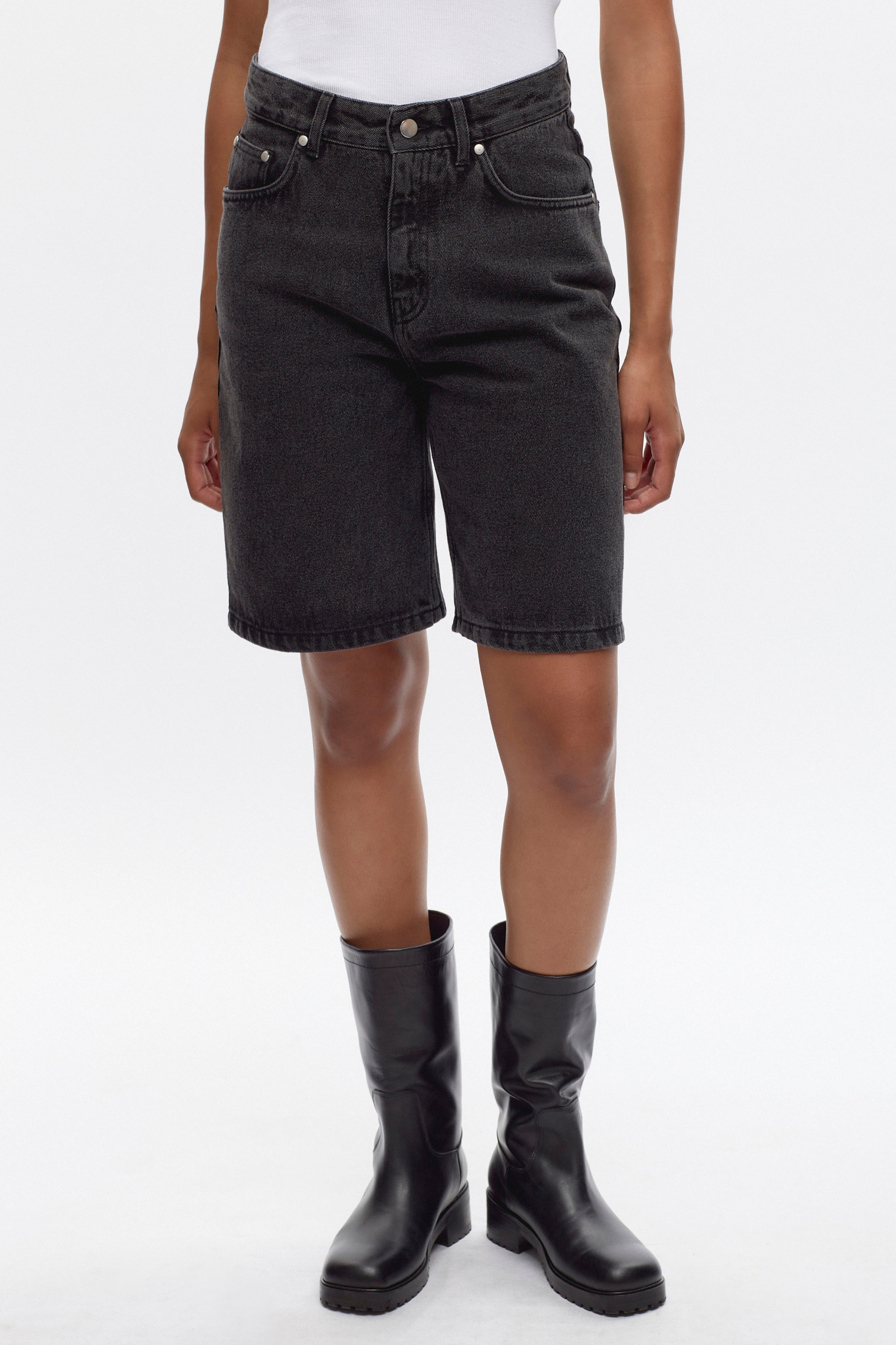 Unisex Antifit Denim Shorts