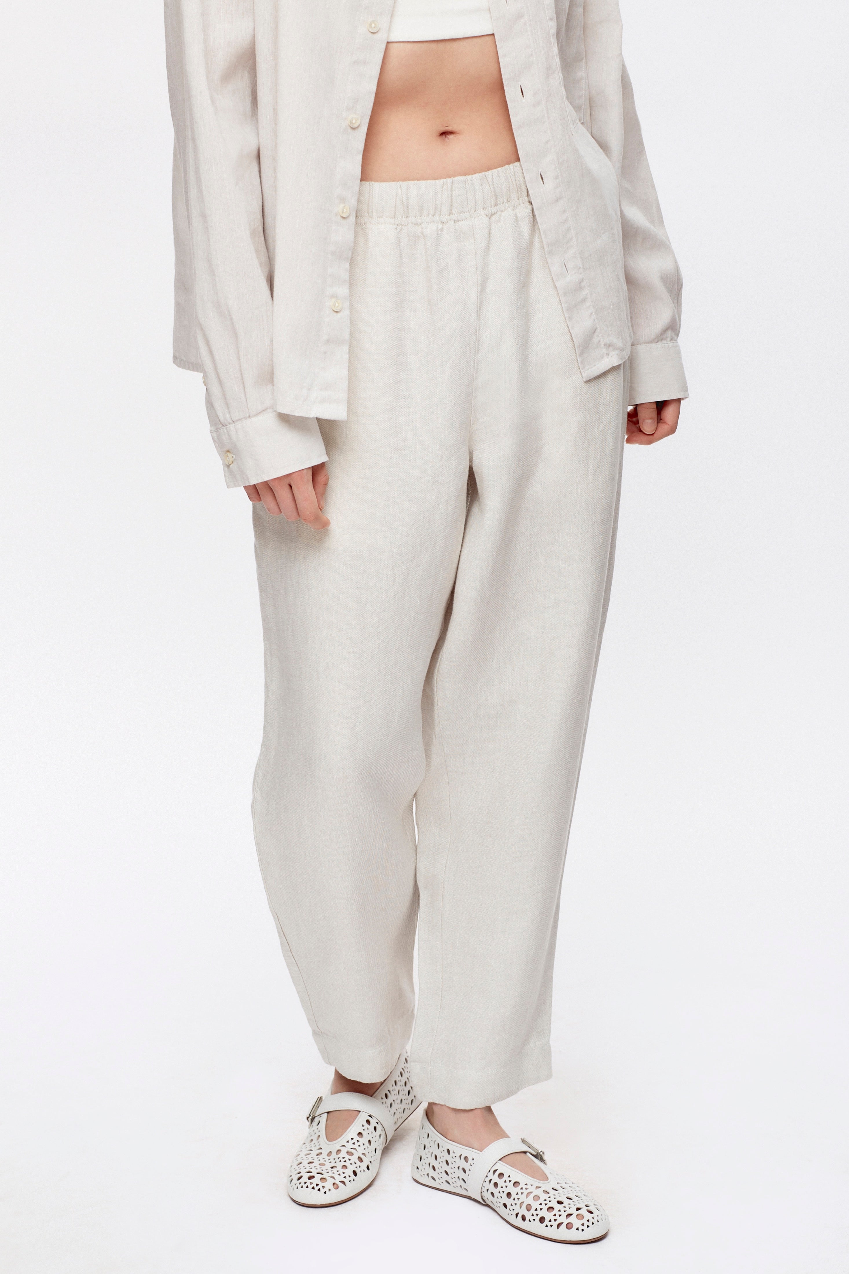 Men’s Cairo Linen Pant in Natural