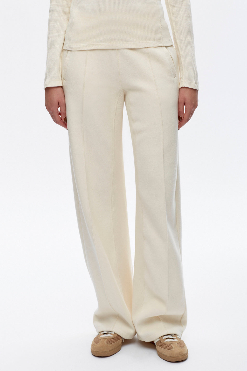 Women's Cozy Track Pant in Natural