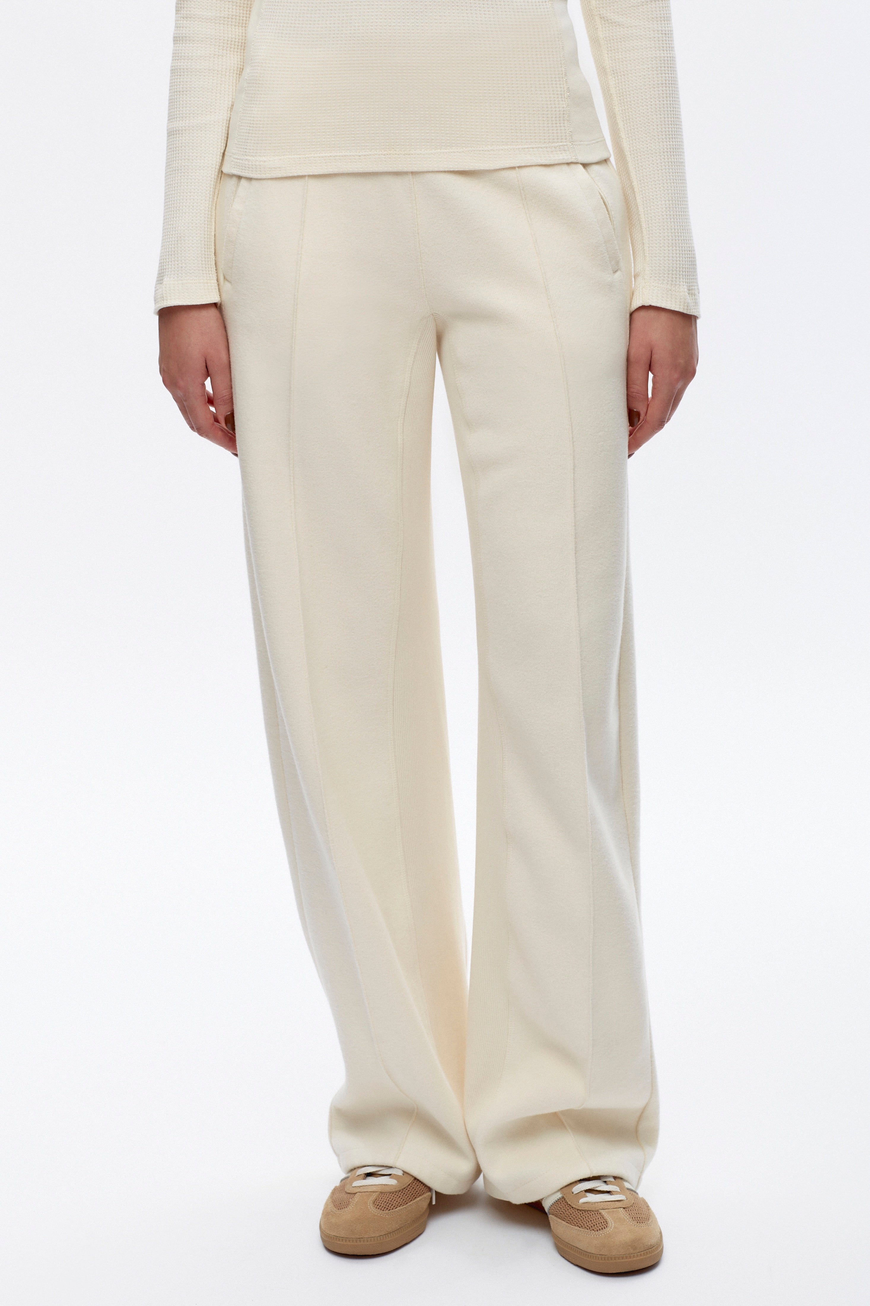 Women's Cozy Track Pant in Natural