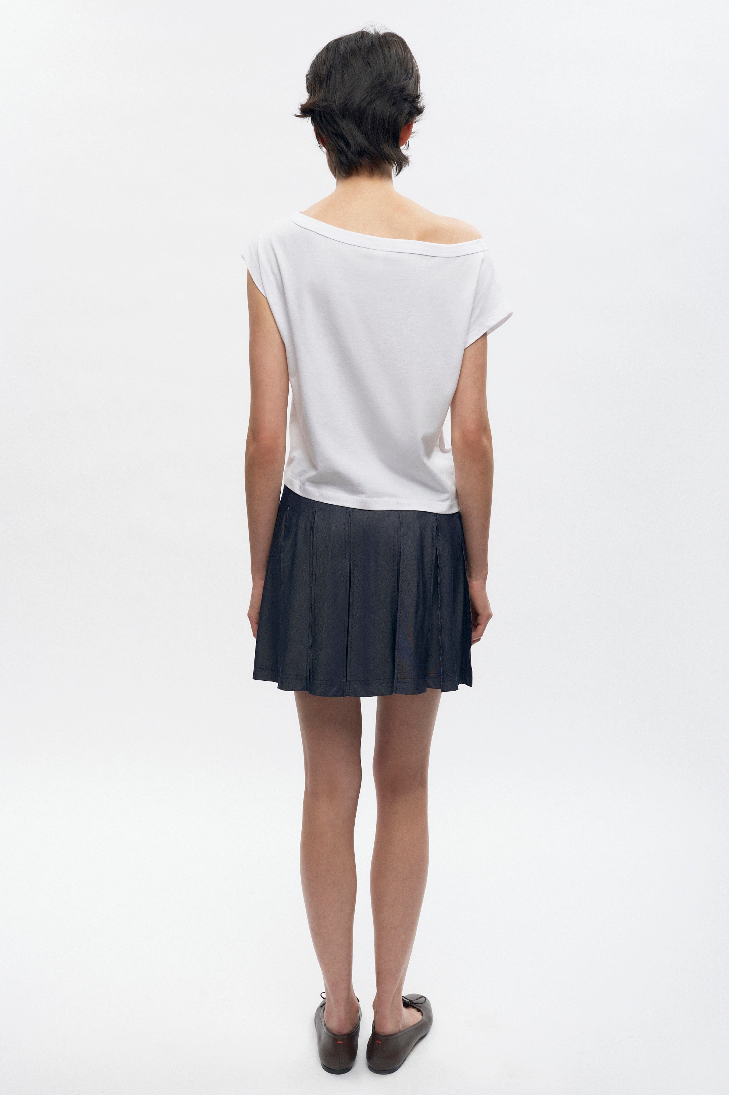 Dendera Denim Pleated Mini