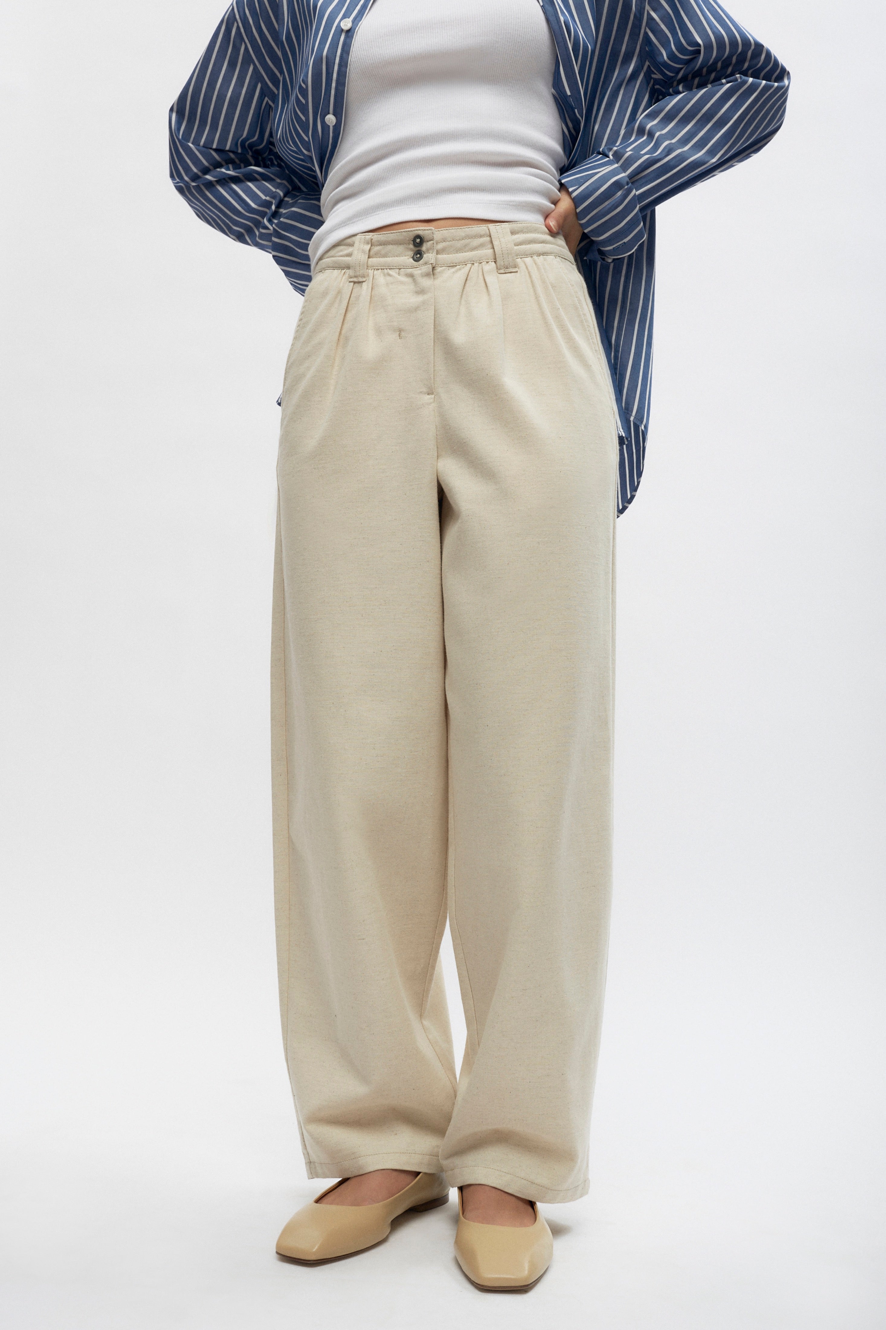 Dendera Pants in Fog