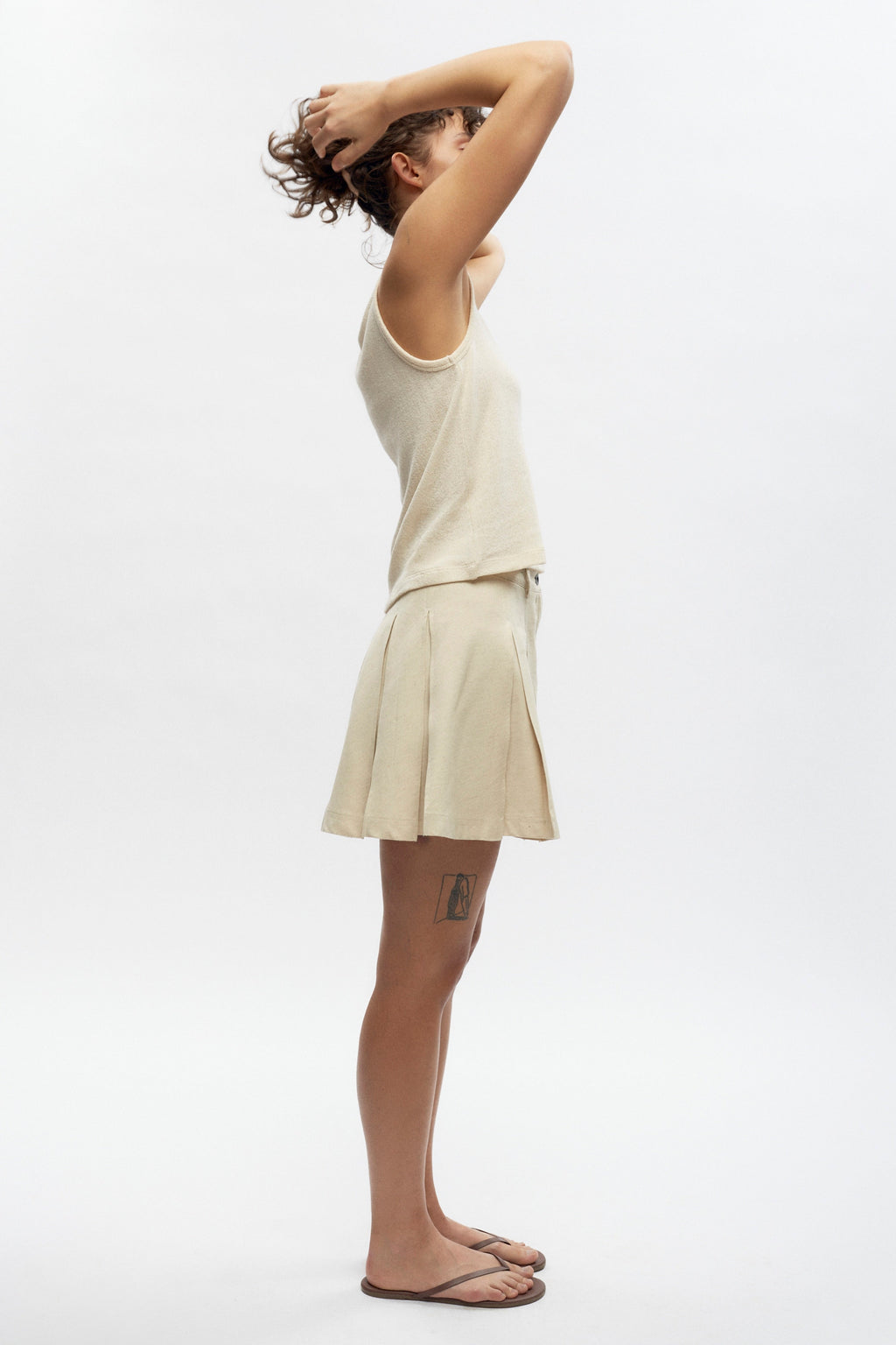 Dendera Twill Pleated Mini