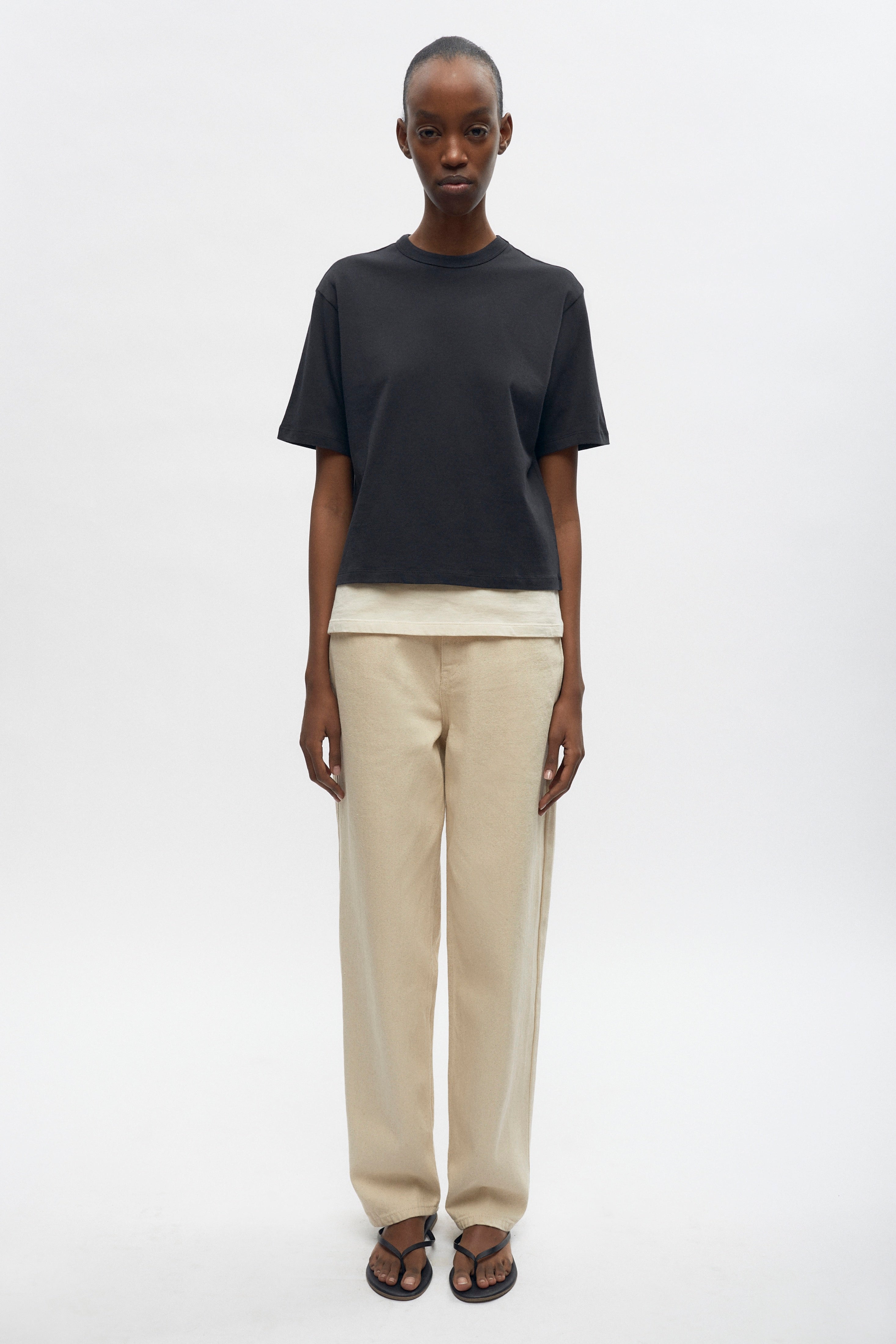 Rembo is 5ft 11in, a regular XS and wearing an S.