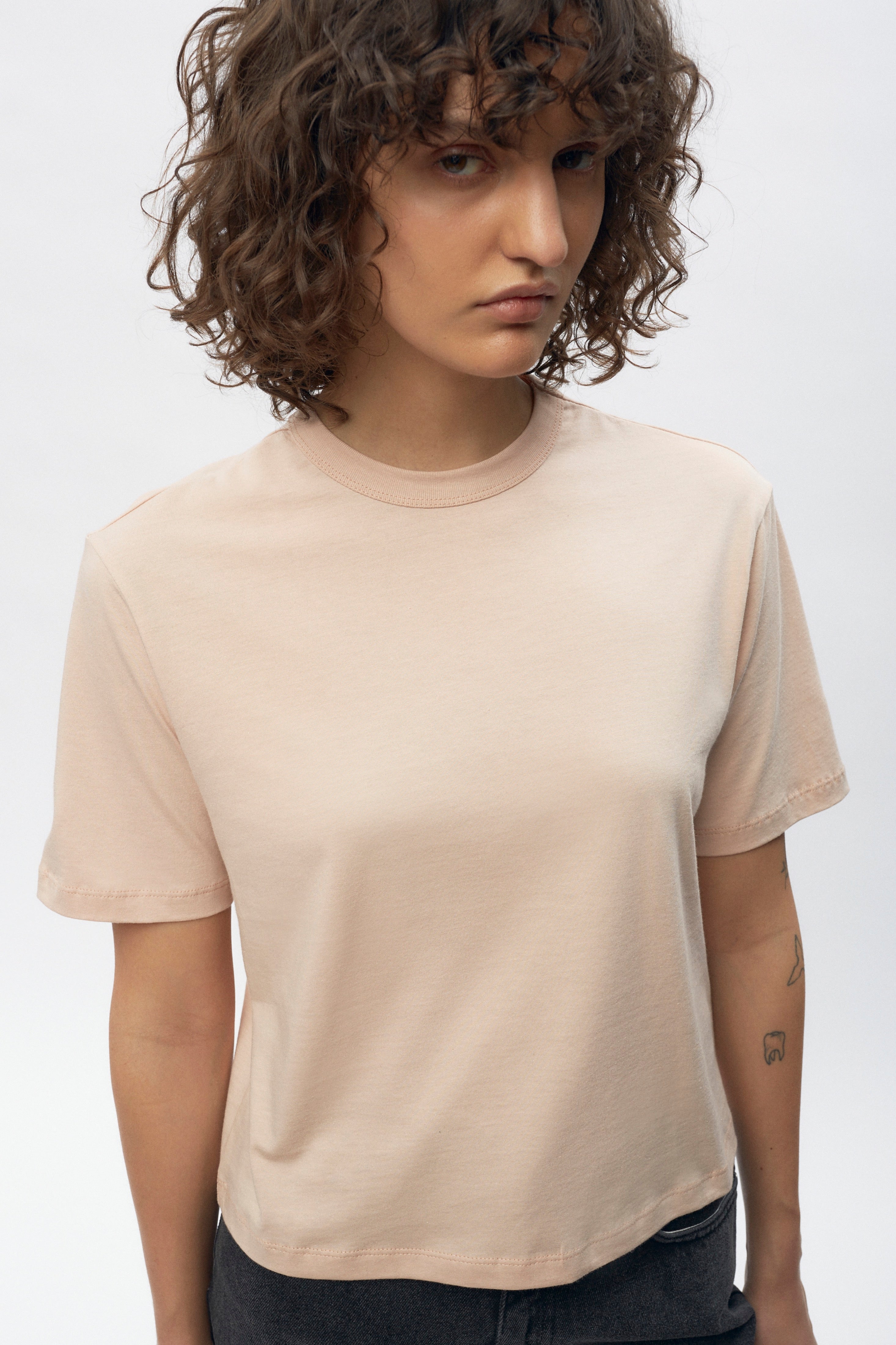 Women's Easy Crew in Cameo Rose