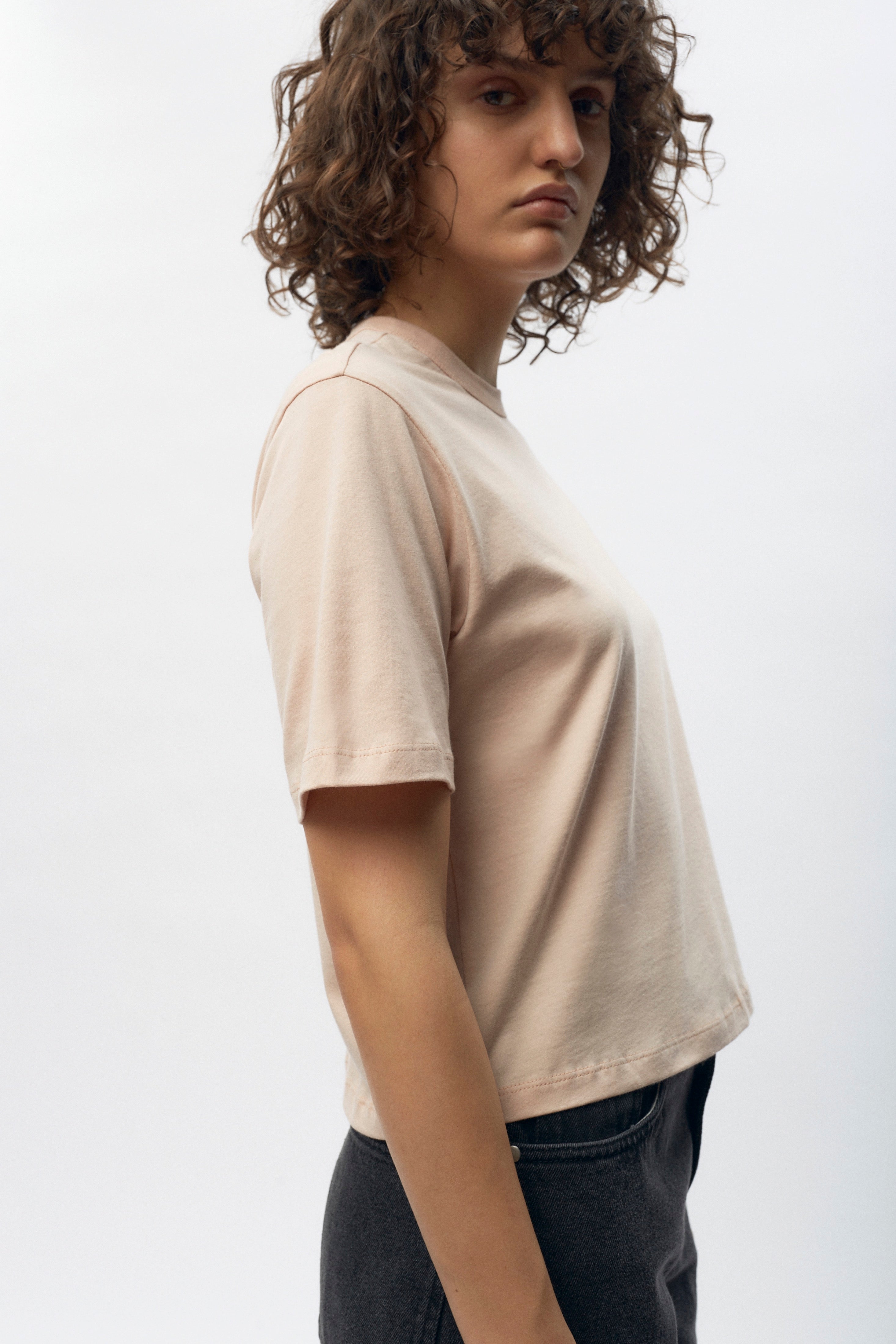 Women's Easy Crew in Cameo Rose