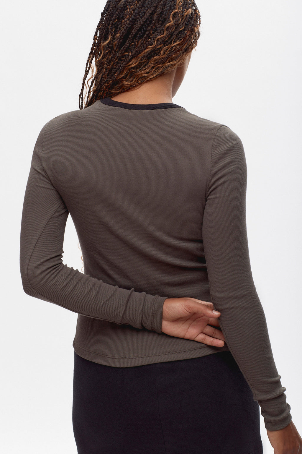 Women's Fitted Rib Longsleeve