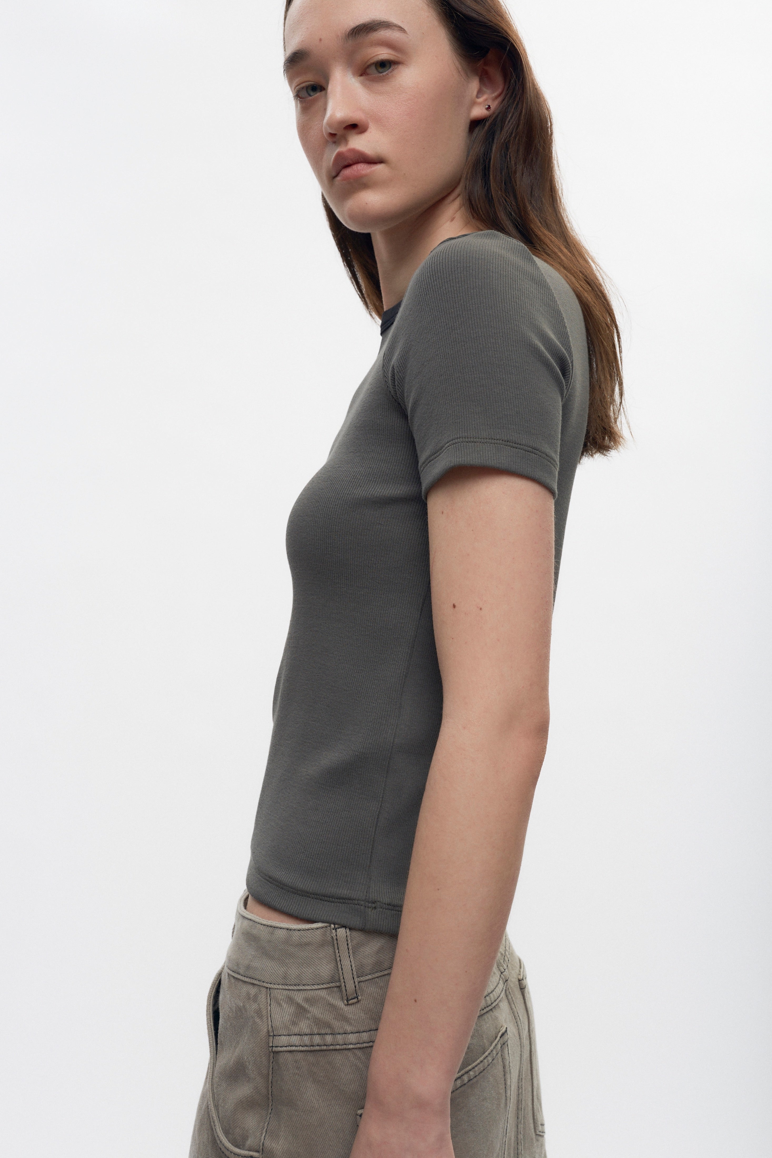 Women's Fitted Rib Tee