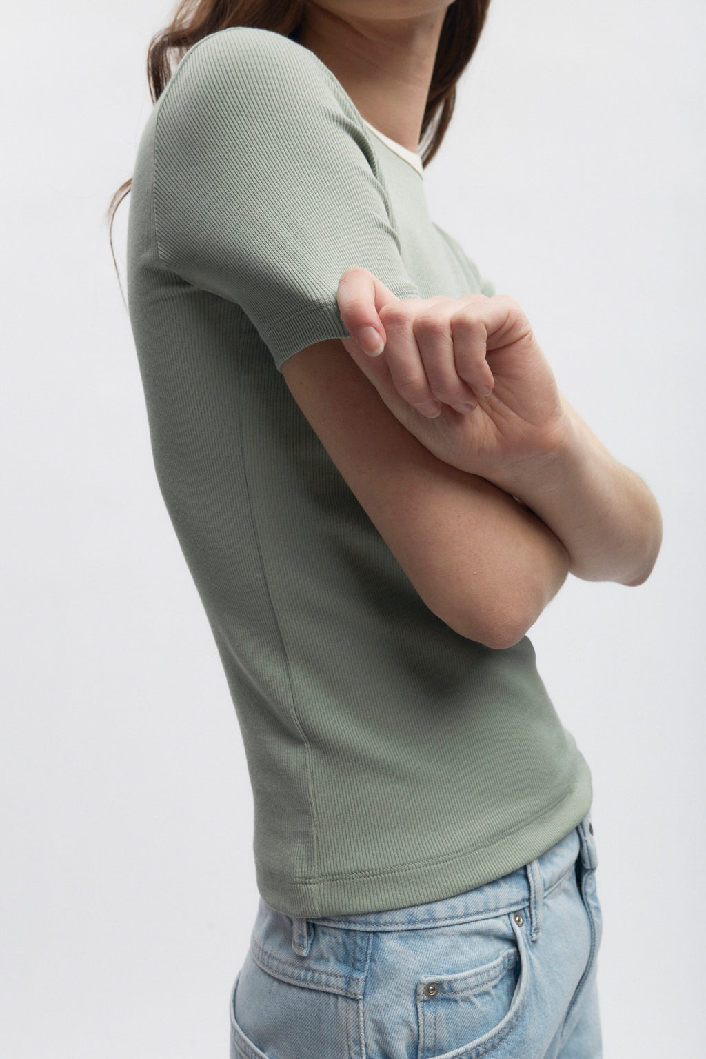 Women's Fitted Rib Tee