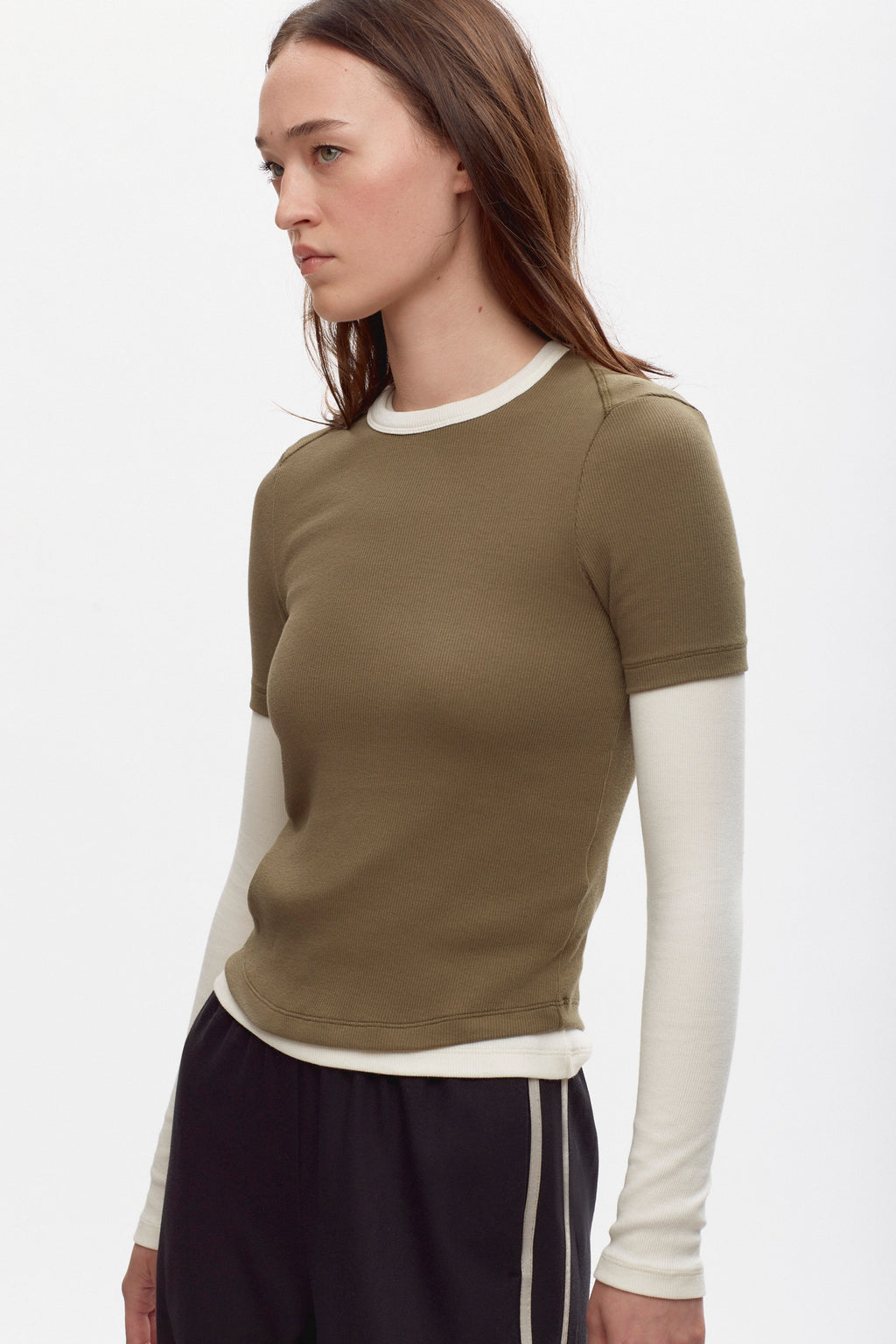 Women's Fitted Rib Tee