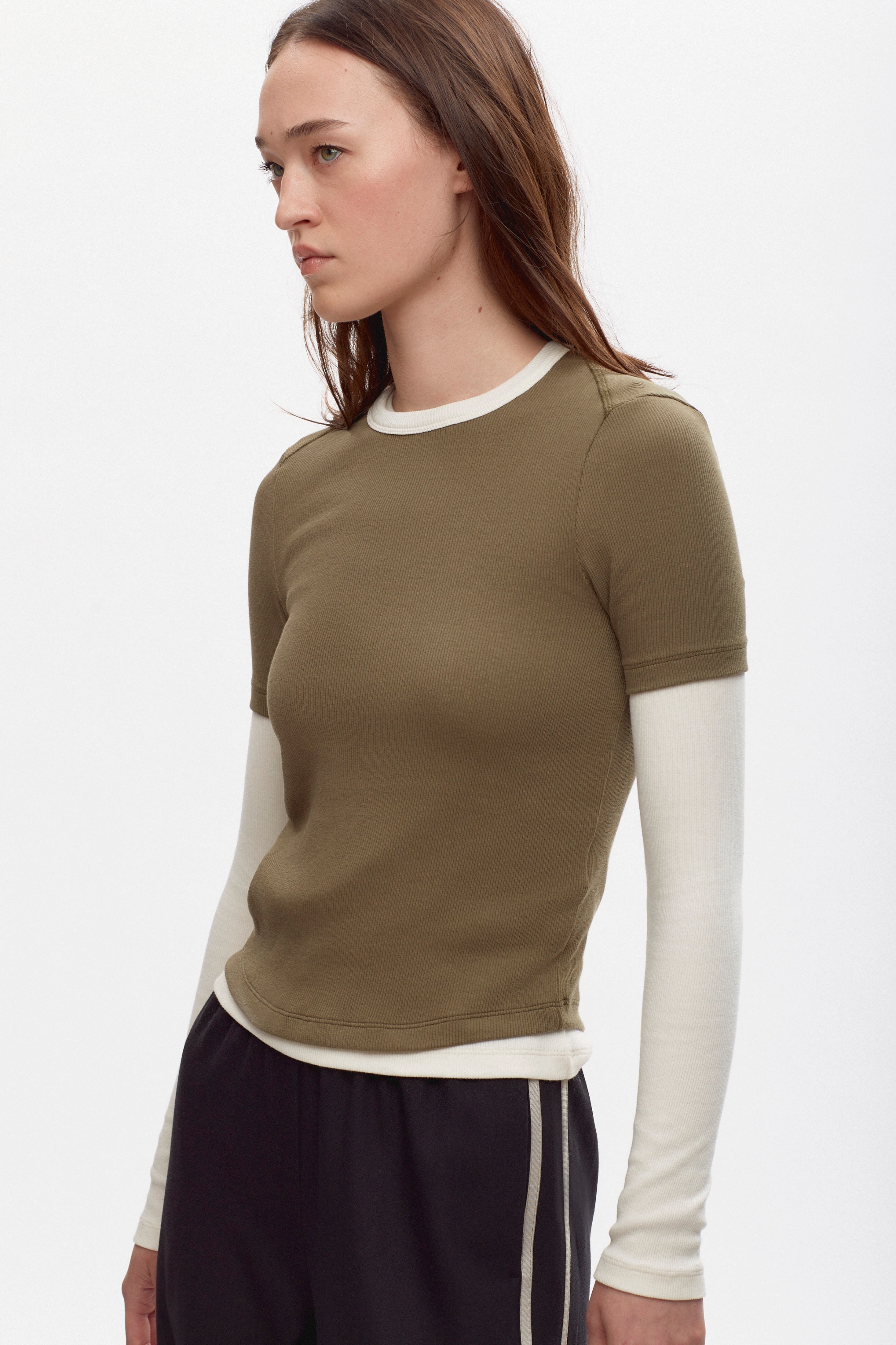 Women's Fitted Rib Tee