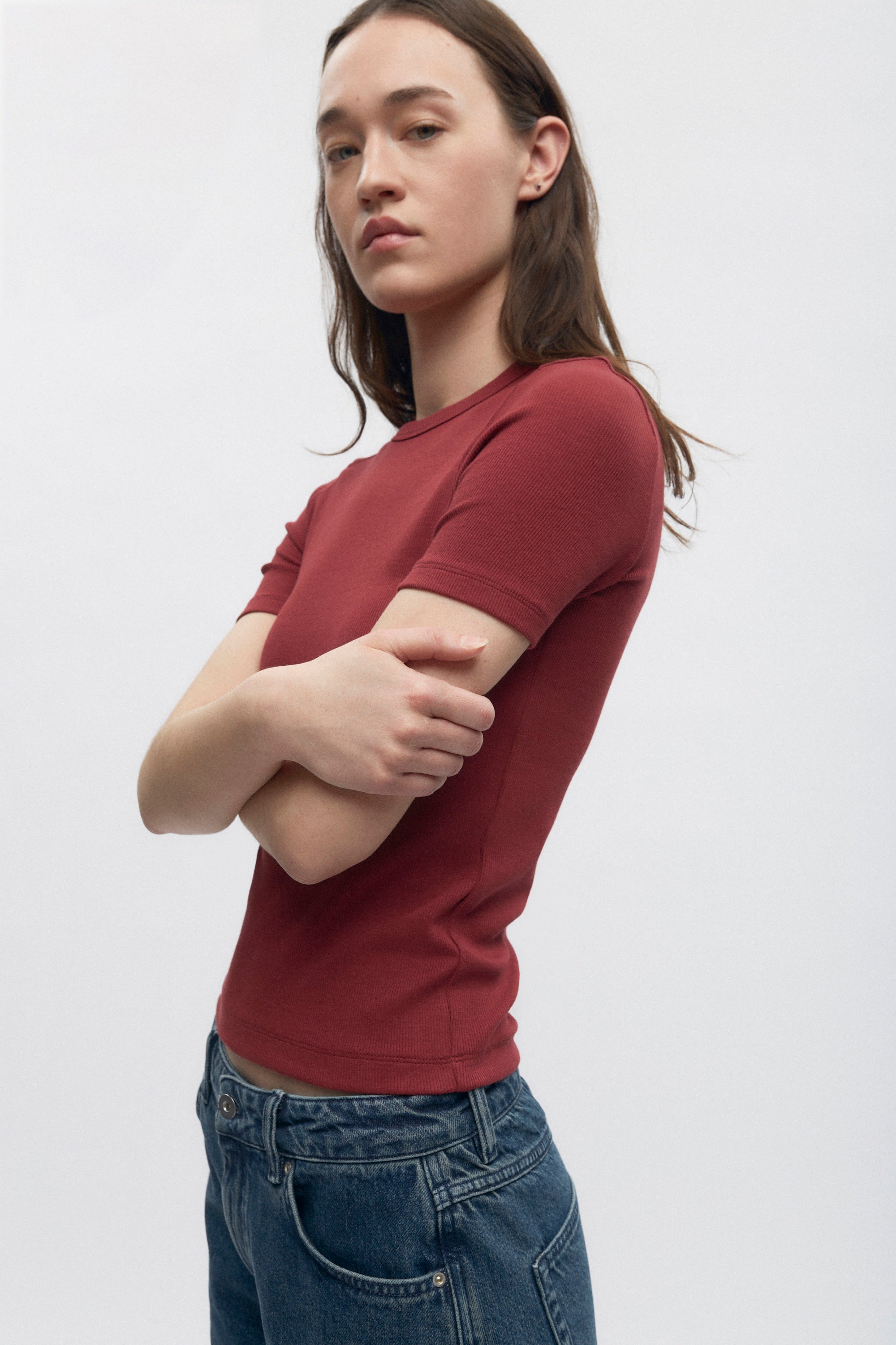 Women's Fitted Rib Tee