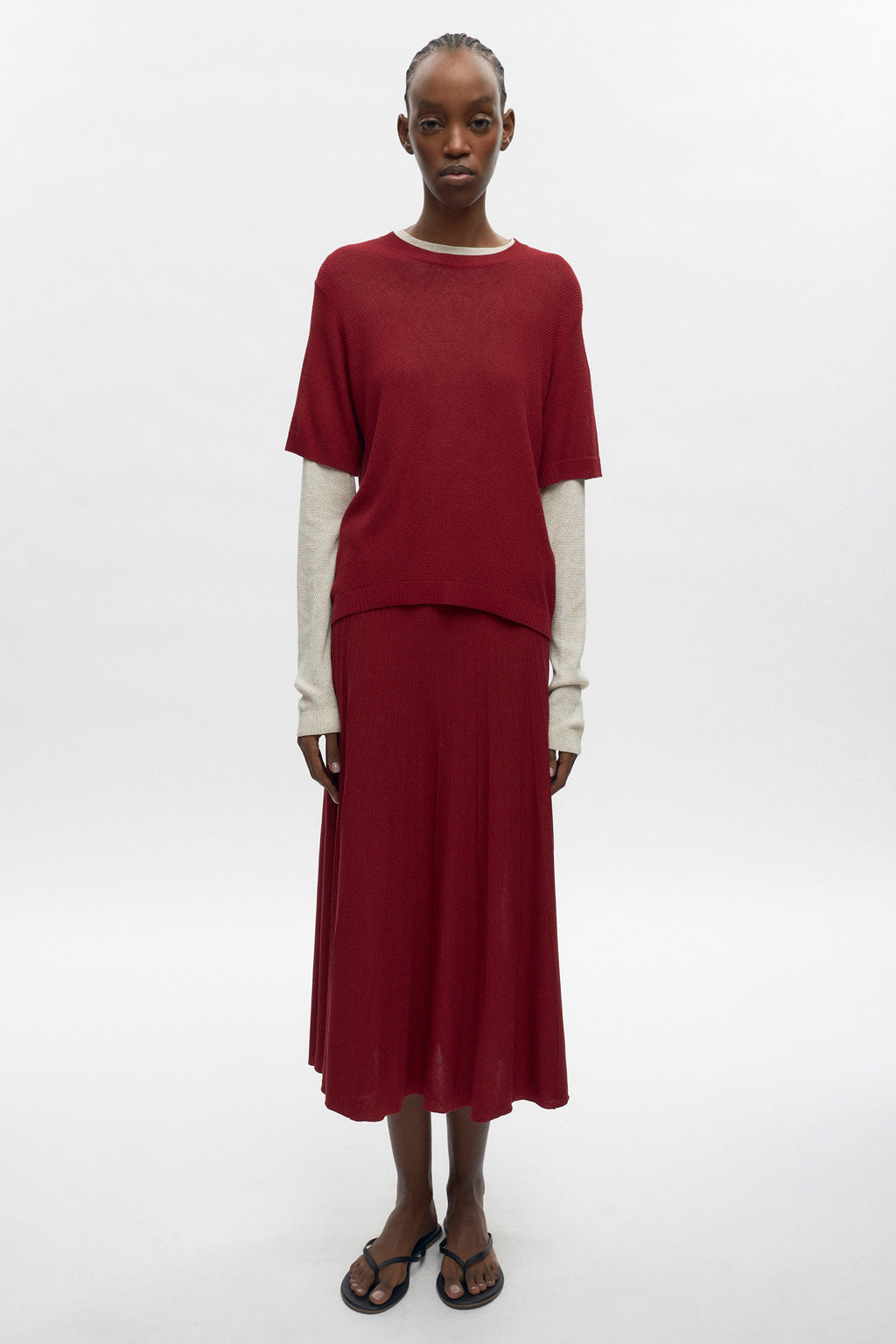 Rembo is 5ft 11in, a regular XS and wearing an S.