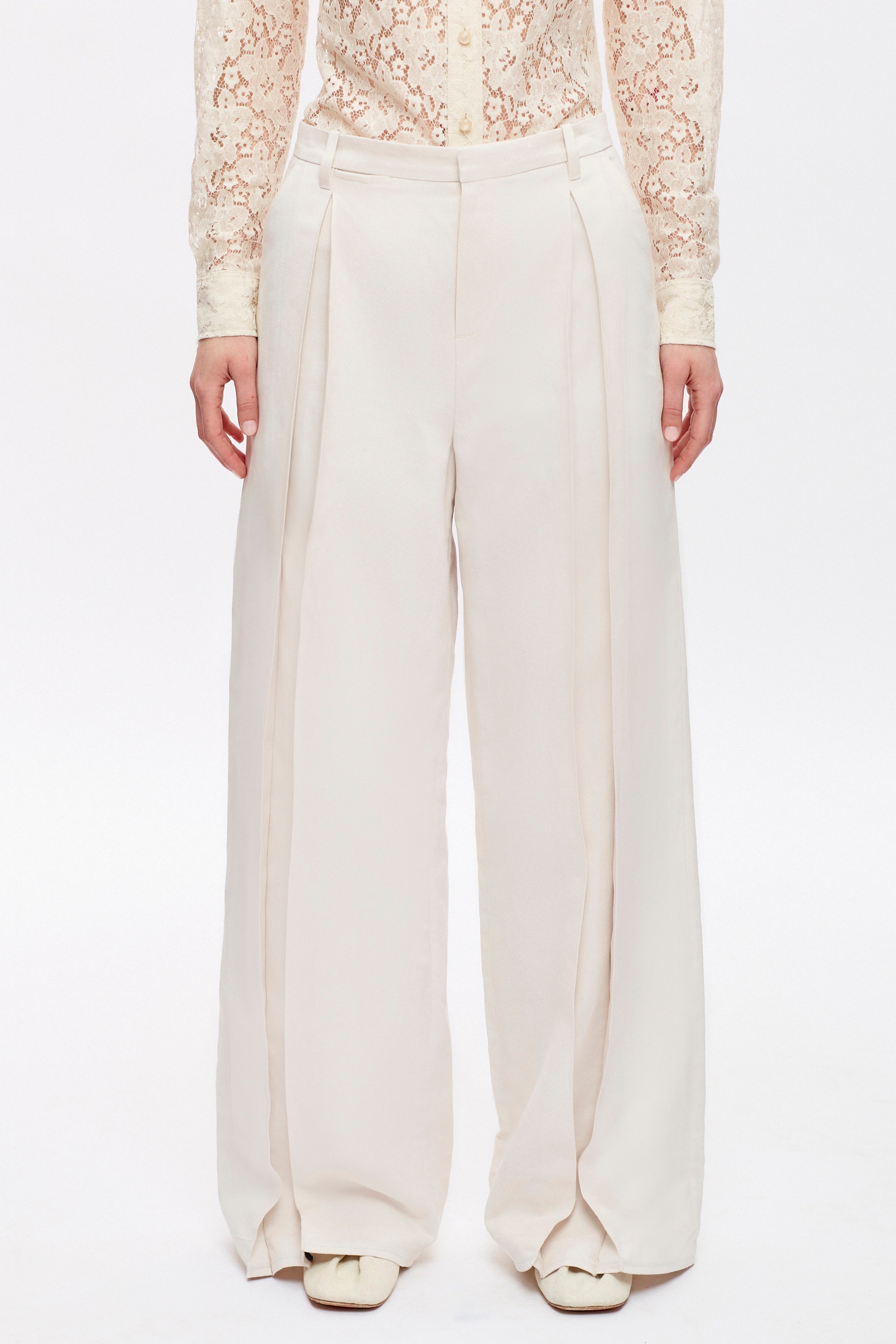 Linen Station Trouser in Birch