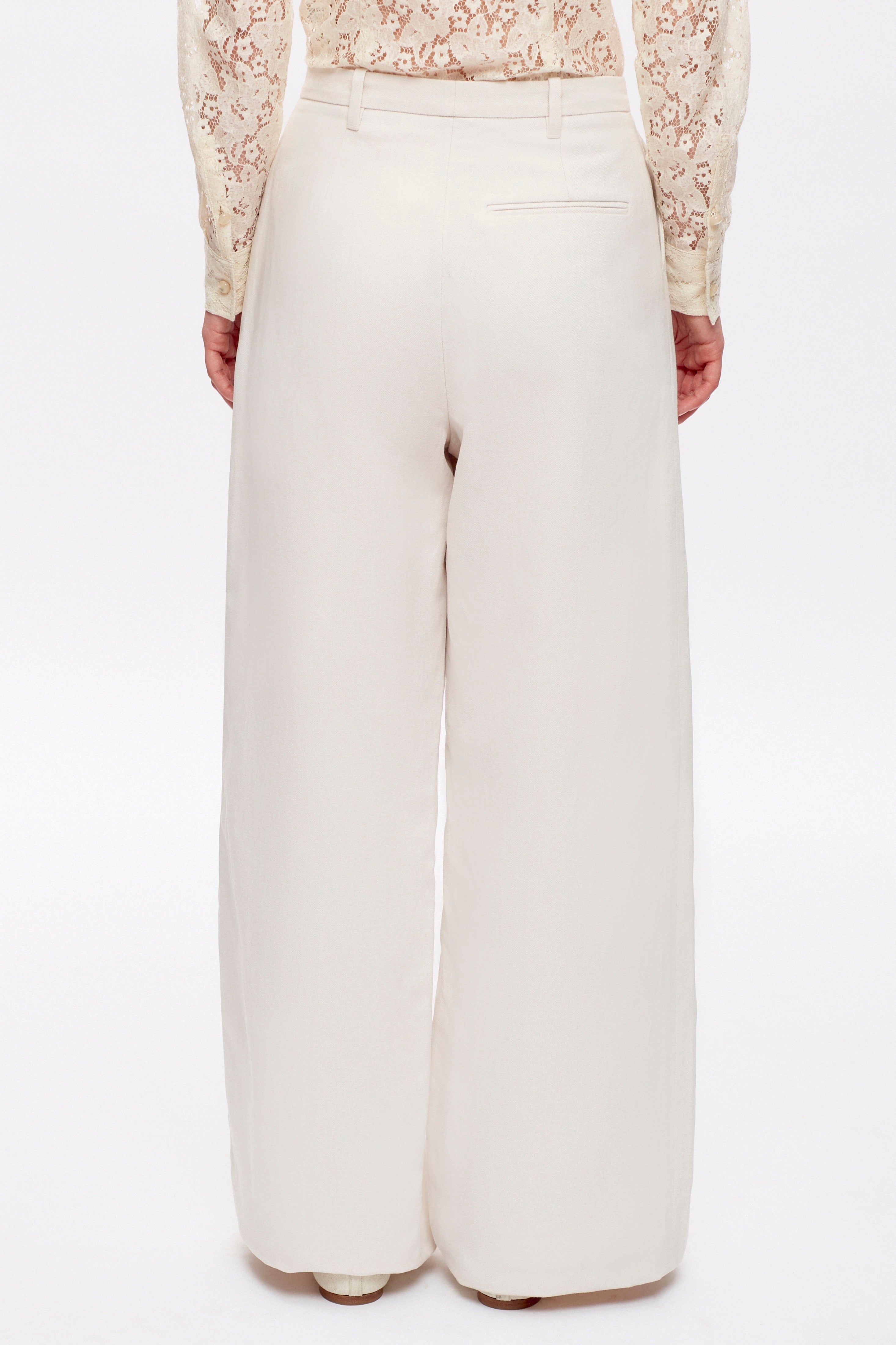 Linen Station Trouser in Birch