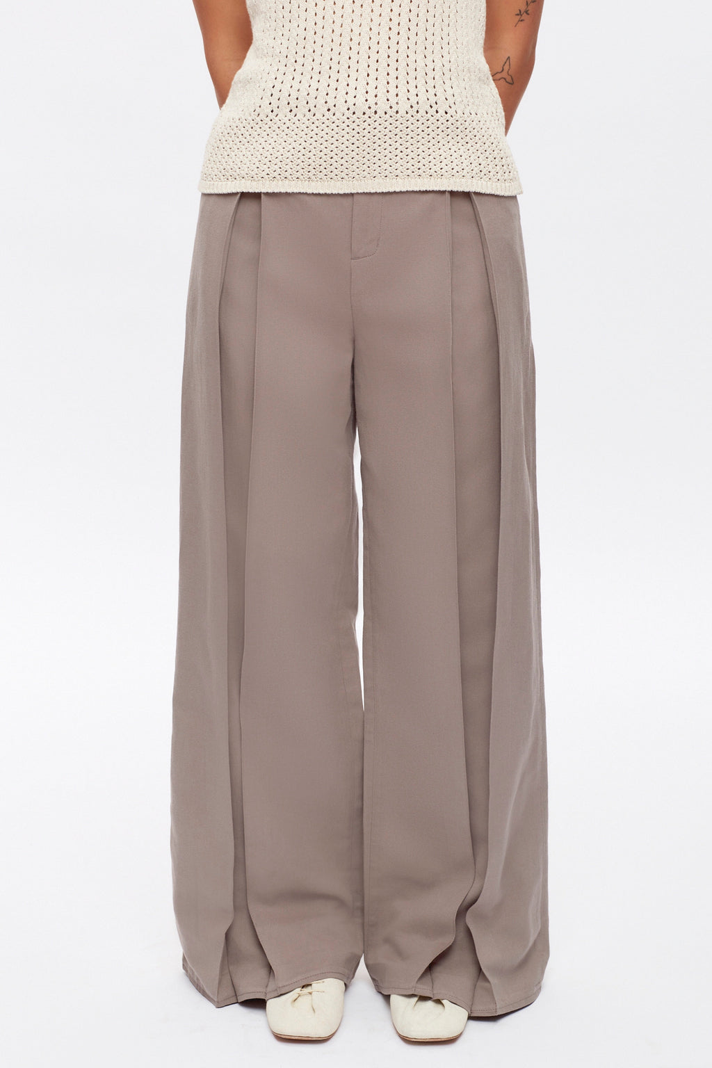 Linen Station Trouser in Brindle