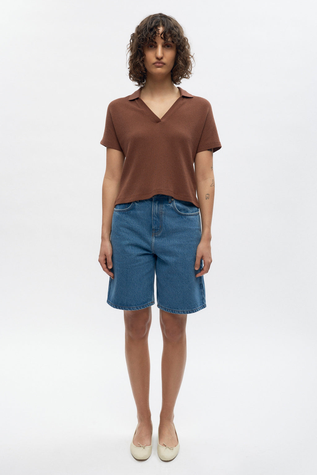 Francis is 5ft 9.5in, a regular size XS and wearing a S.