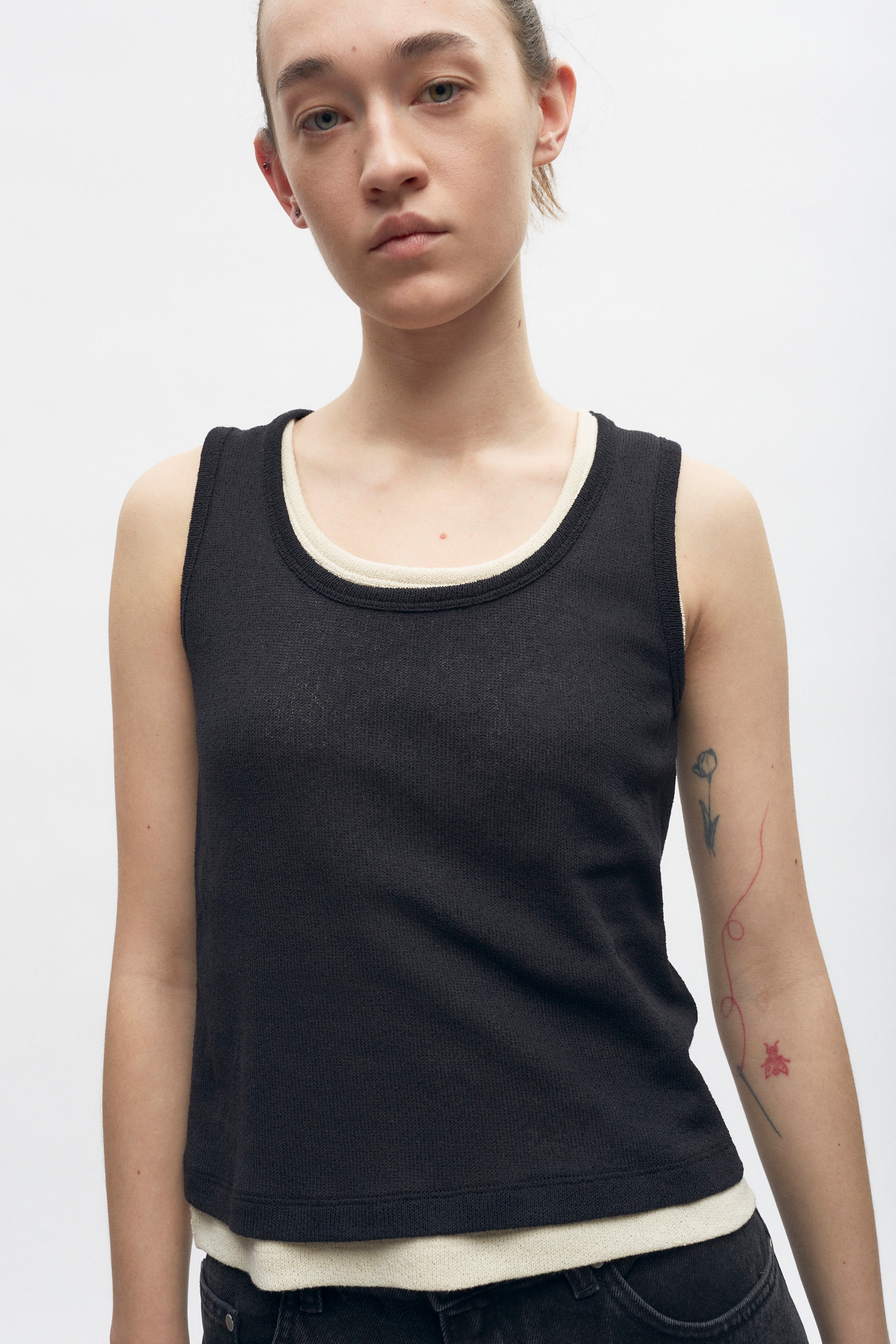 Women's Luxor Jersey Tank in Black