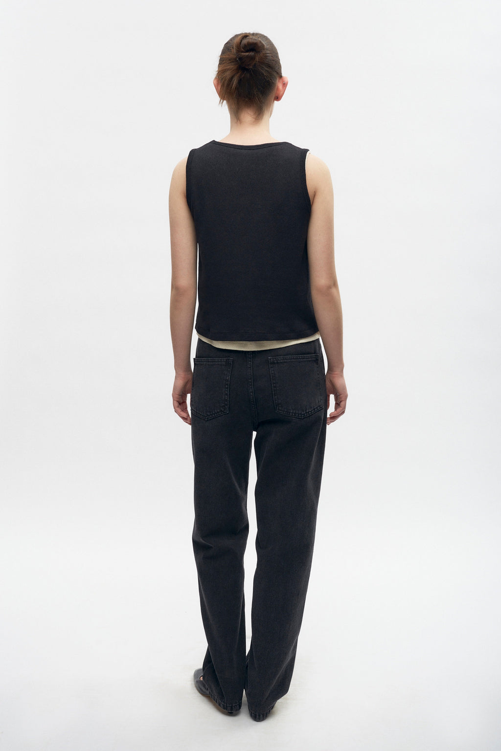 Women's Luxor Jersey Tank in Black