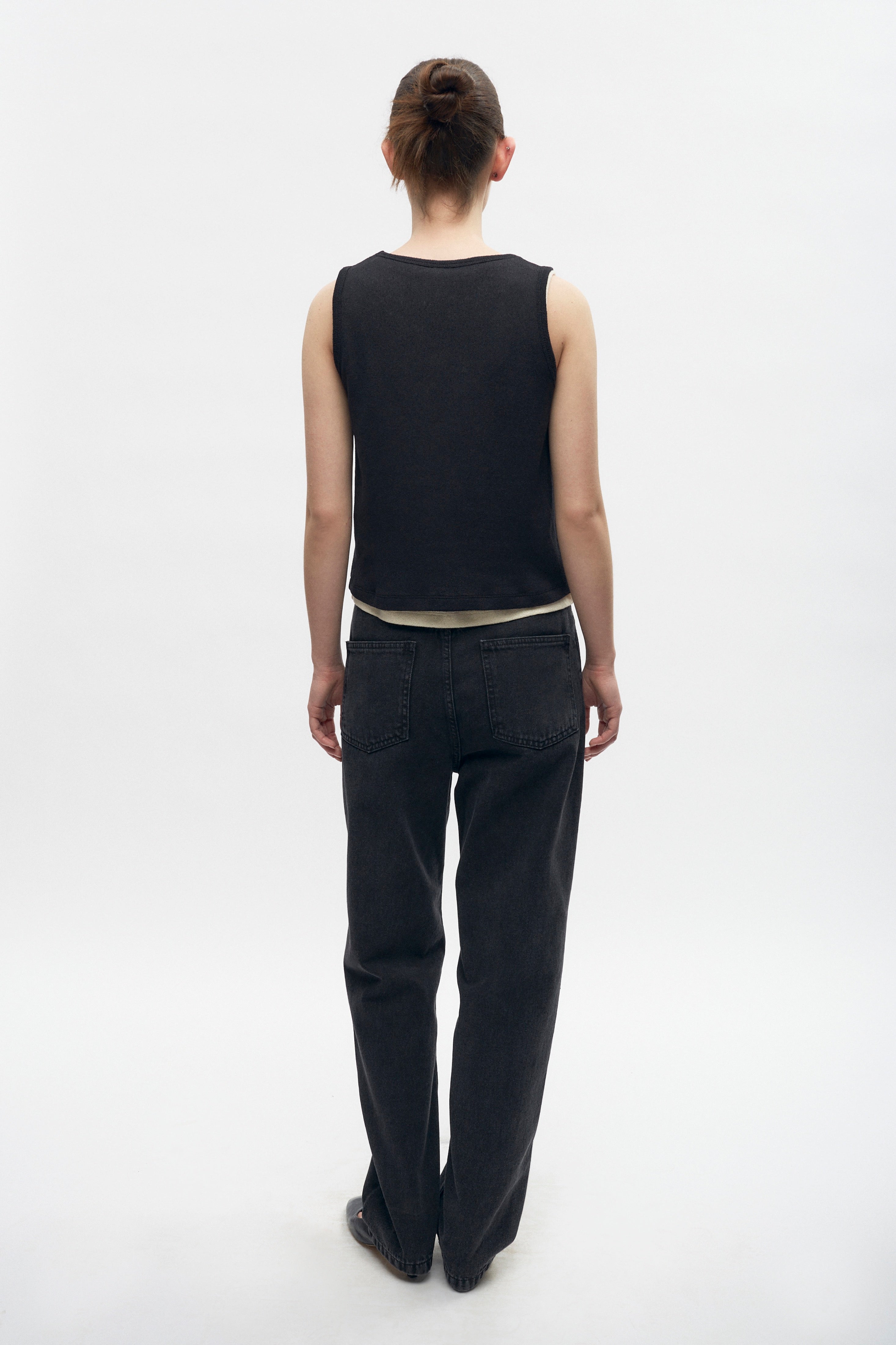 Women's Luxor Jersey Tank in Black