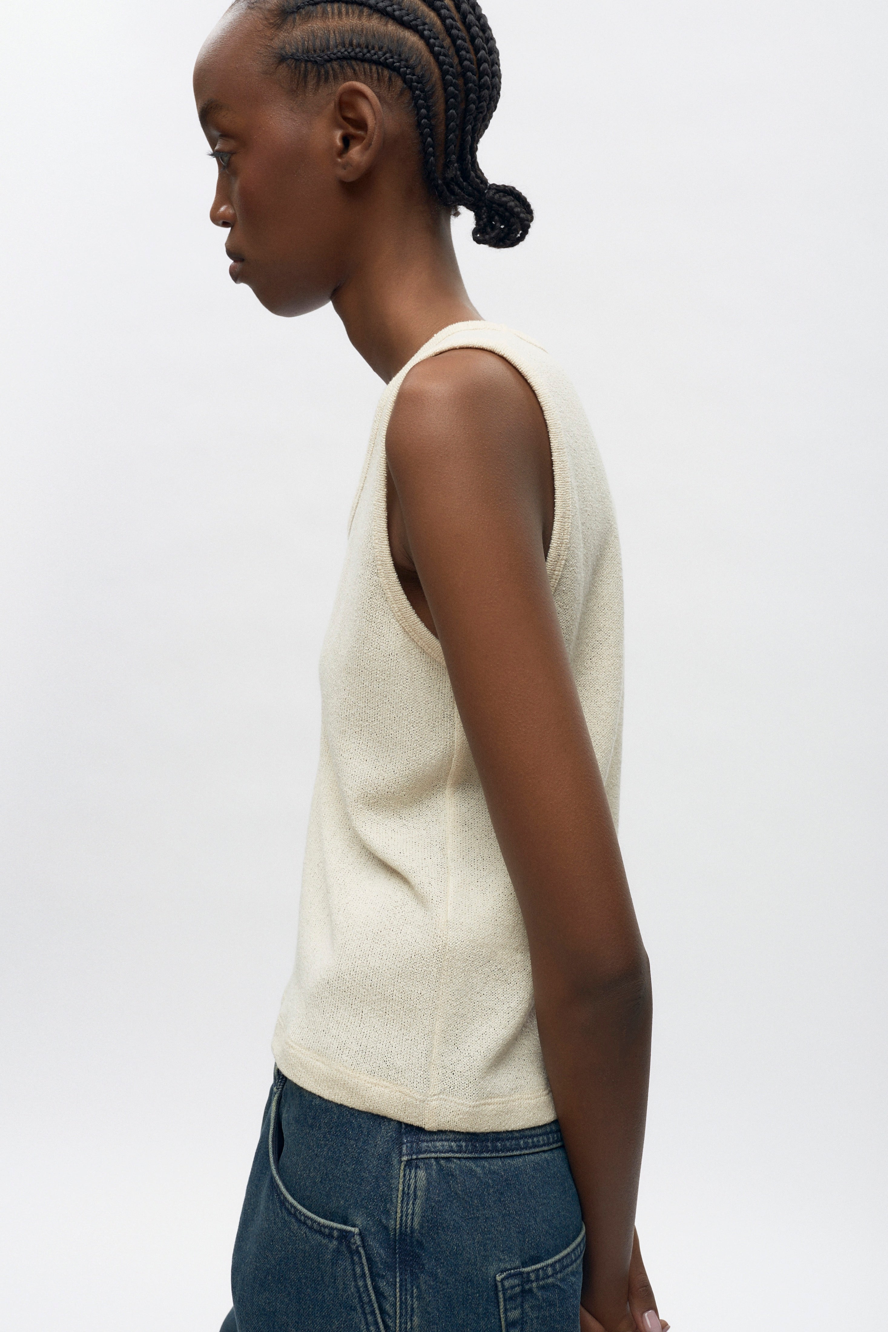 Women's Luxor Jersey Tank in Natural