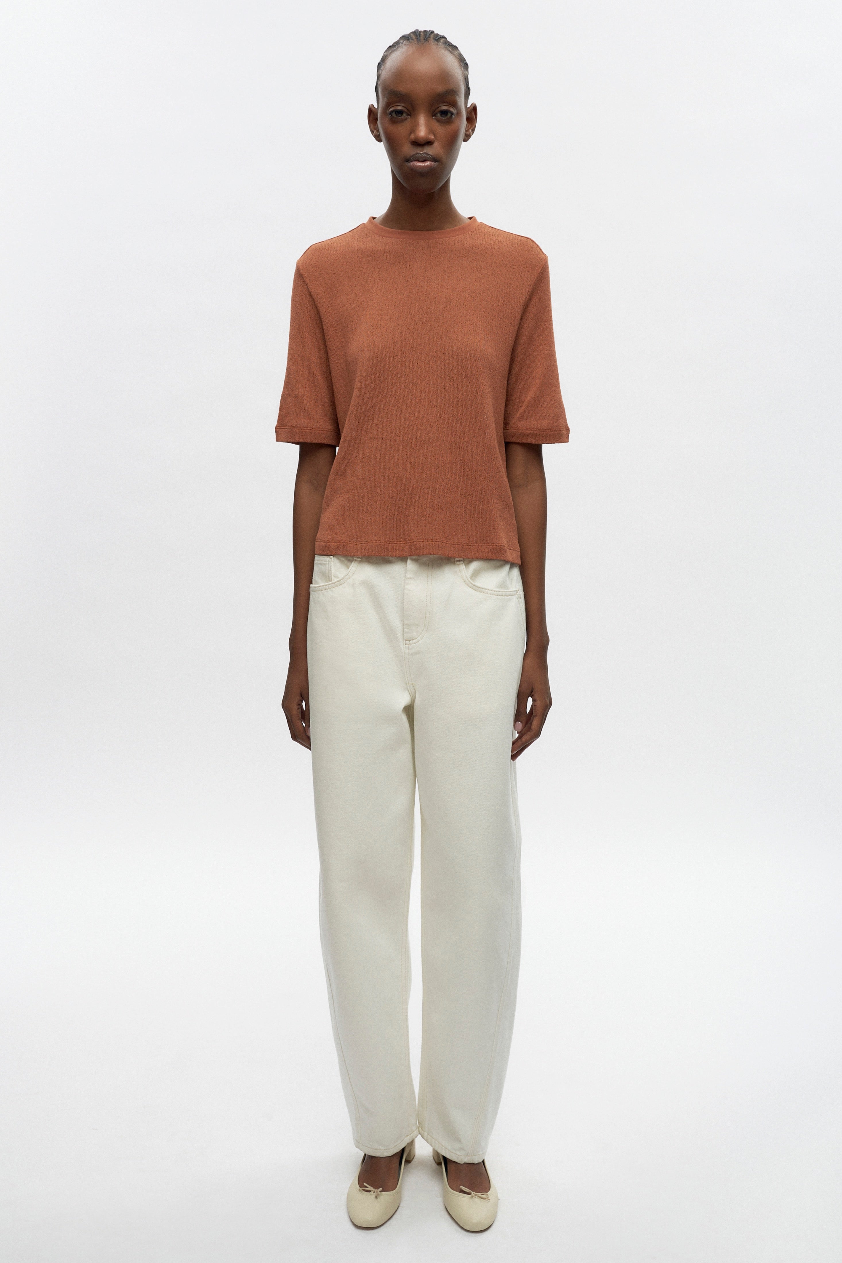 Rembo is 5ft 11in, a regular XS and wearing an S.