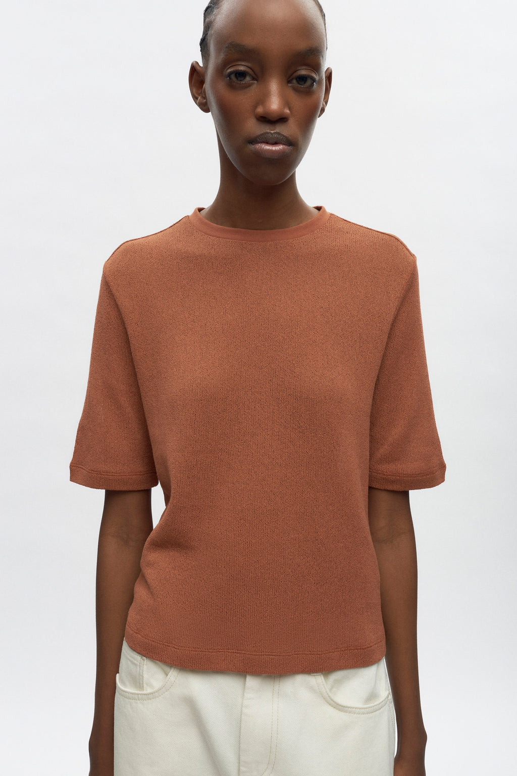 Women's Luxor Jersey Tee in Sienna