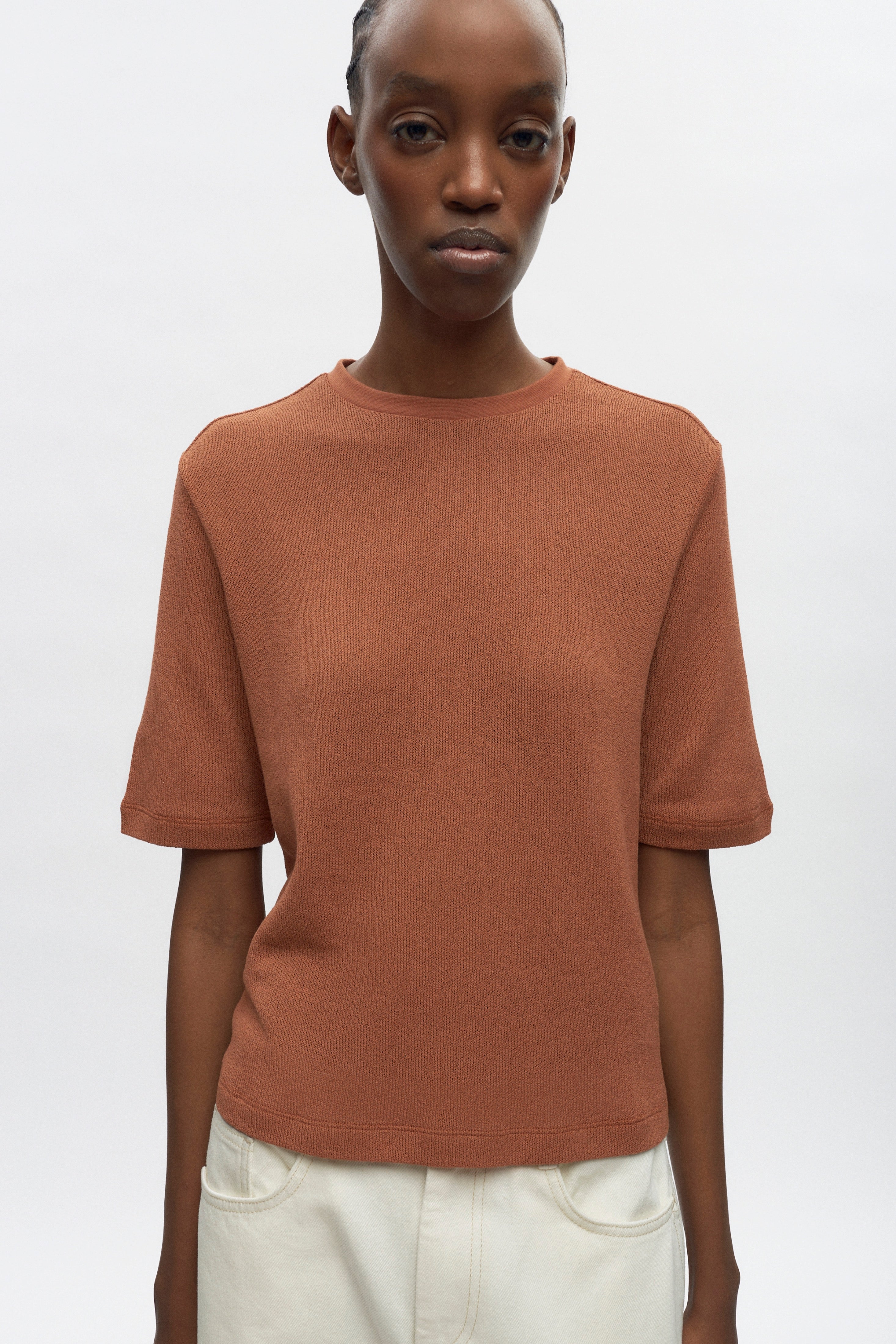 Women's Luxor Jersey Tee in Sienna