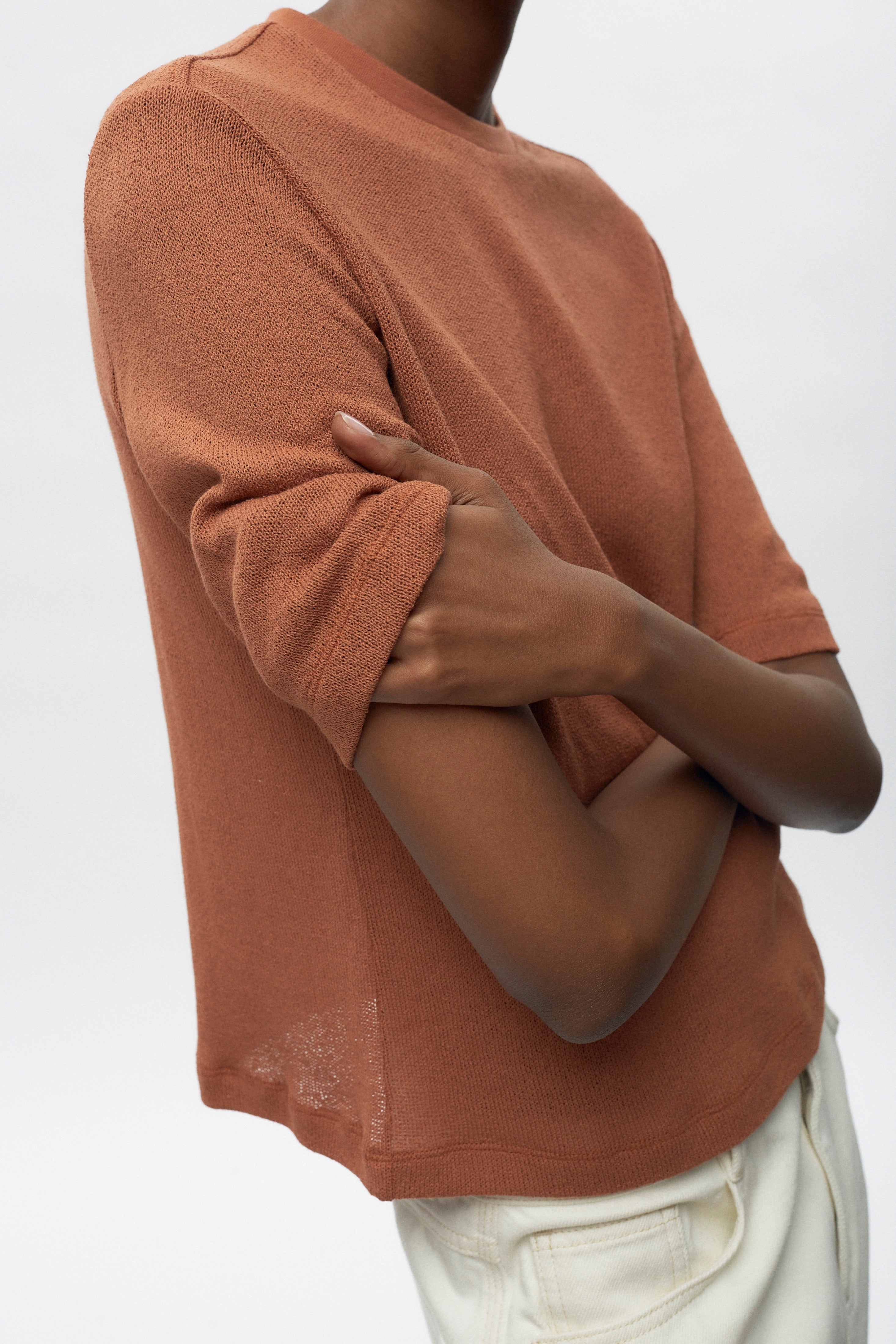 Women's Luxor Jersey Tee in Sienna