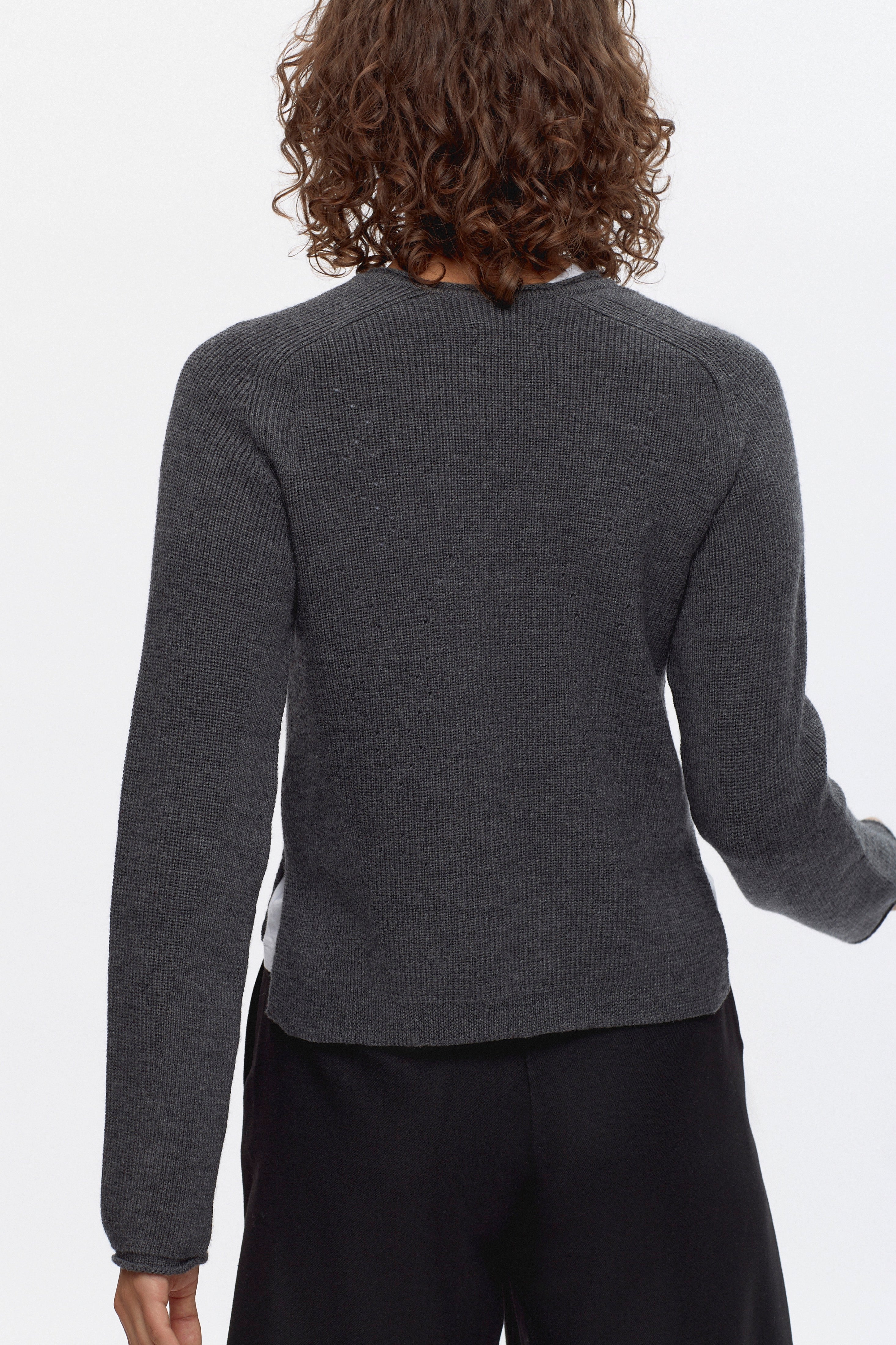 Women's Maadi Sweater in Charcoal Mix