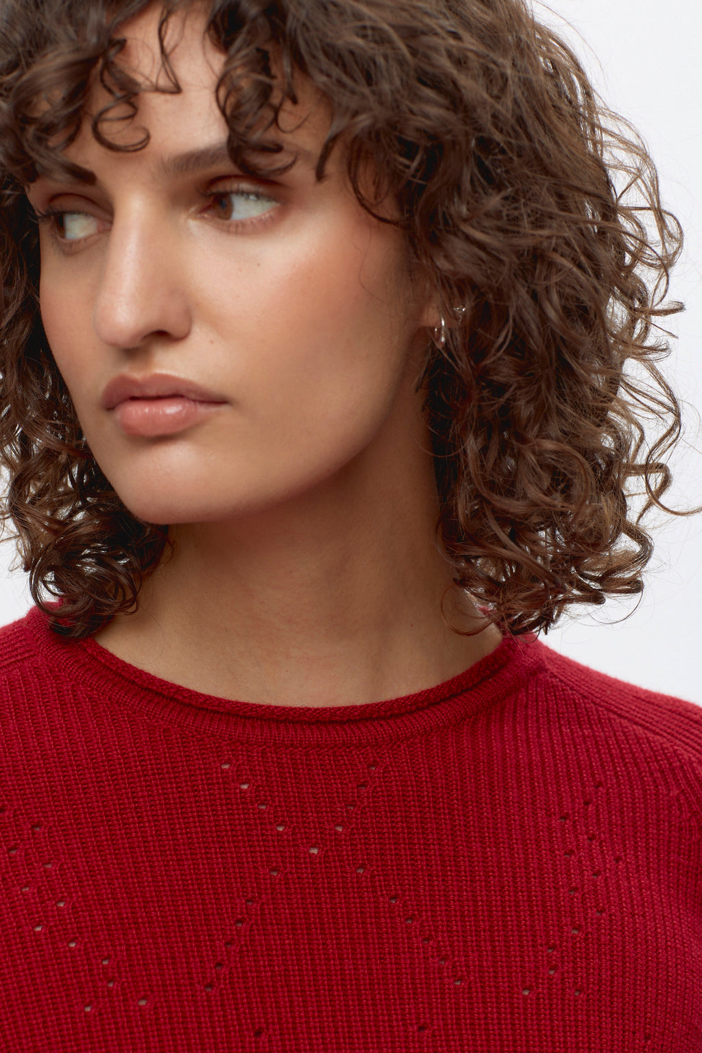 Women's Maadi Sweater in Pomegranate