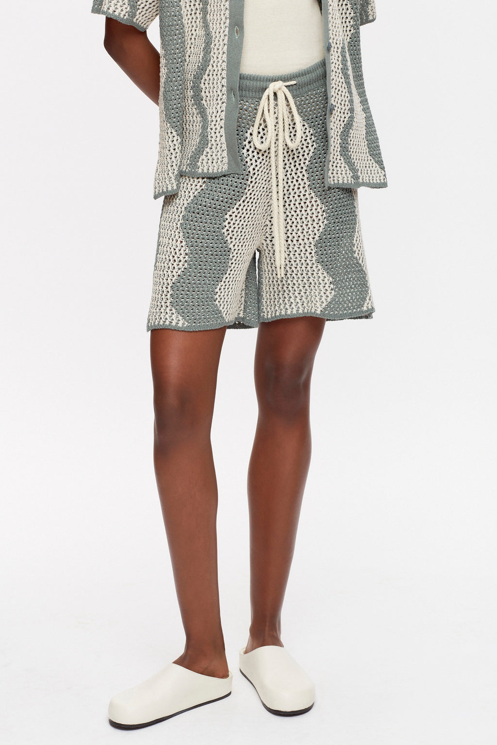 Women's Masrah Knit Short in Farrow/Marshmallow