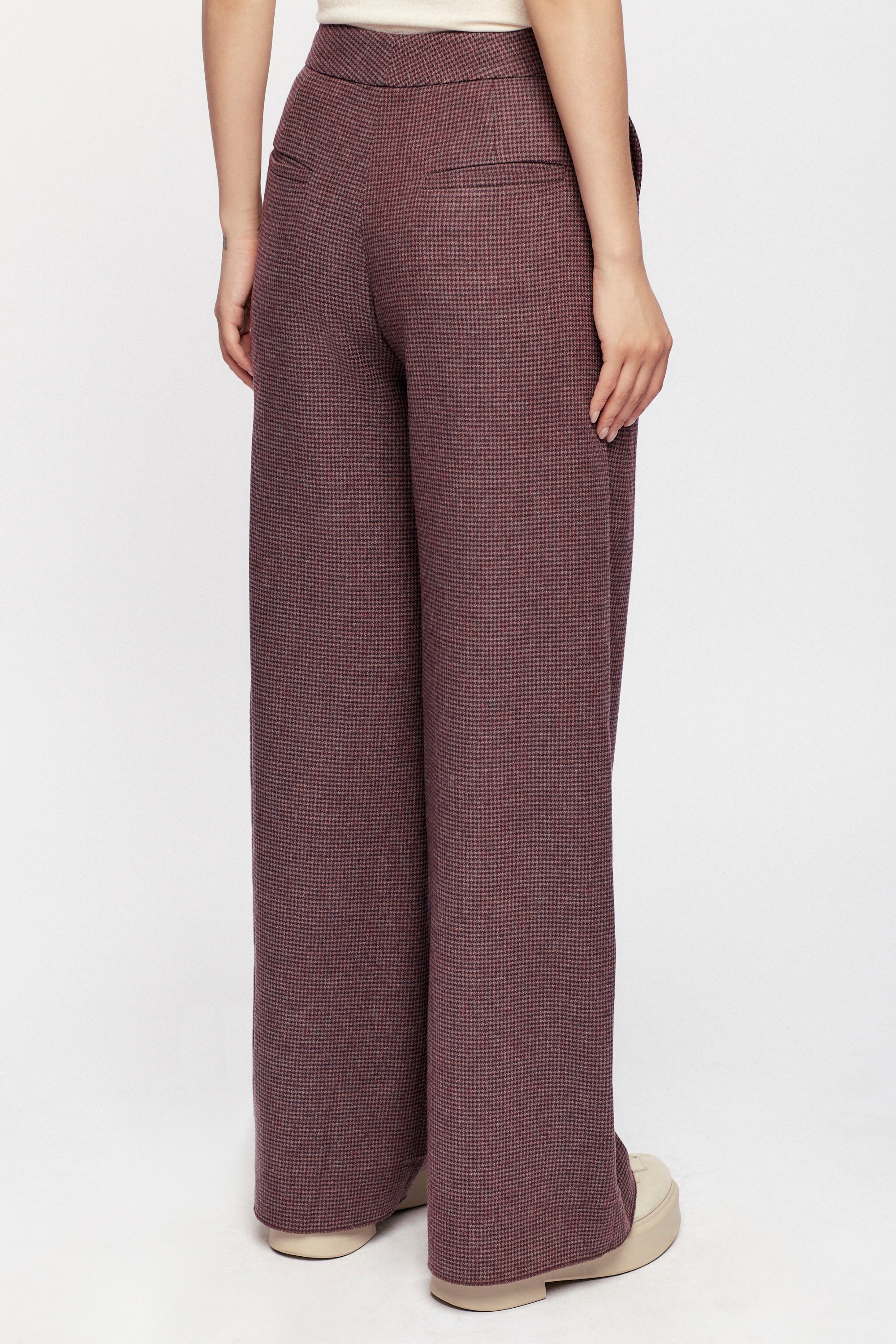Nuba Wool Trouser in Houndstooth 417