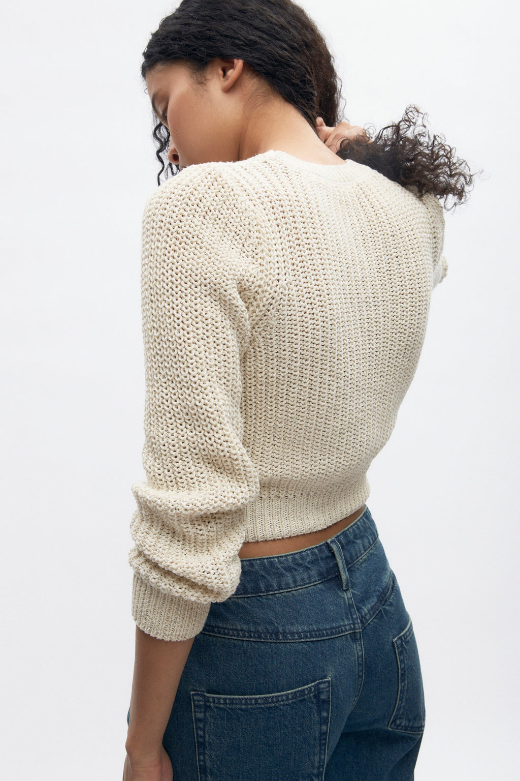 Women's Orman Knit Longsleeve in Natural Mix