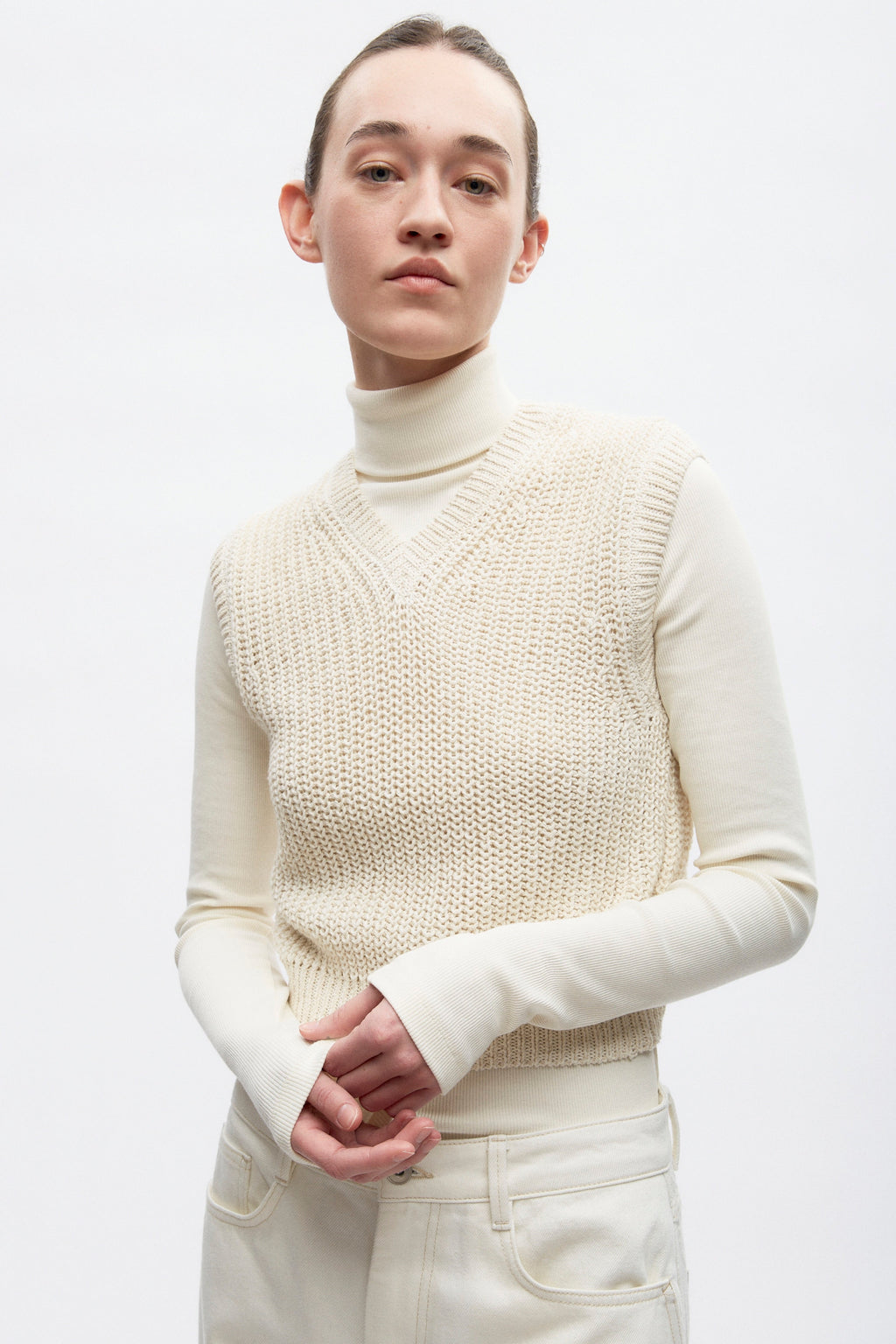 Women's Orman Knit Tank in Natural Mix