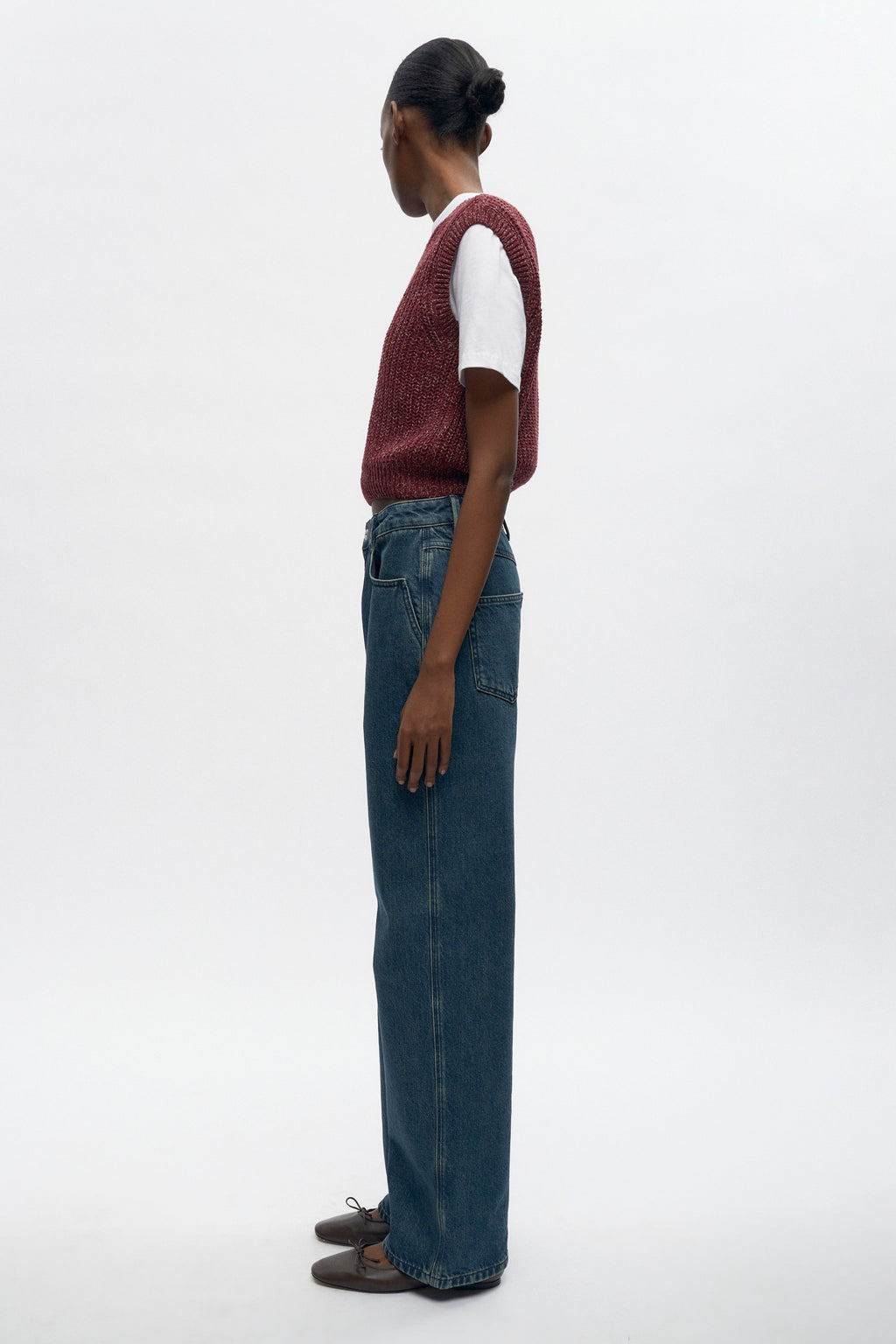 Women's Orman Knit Tank in Plum Mix