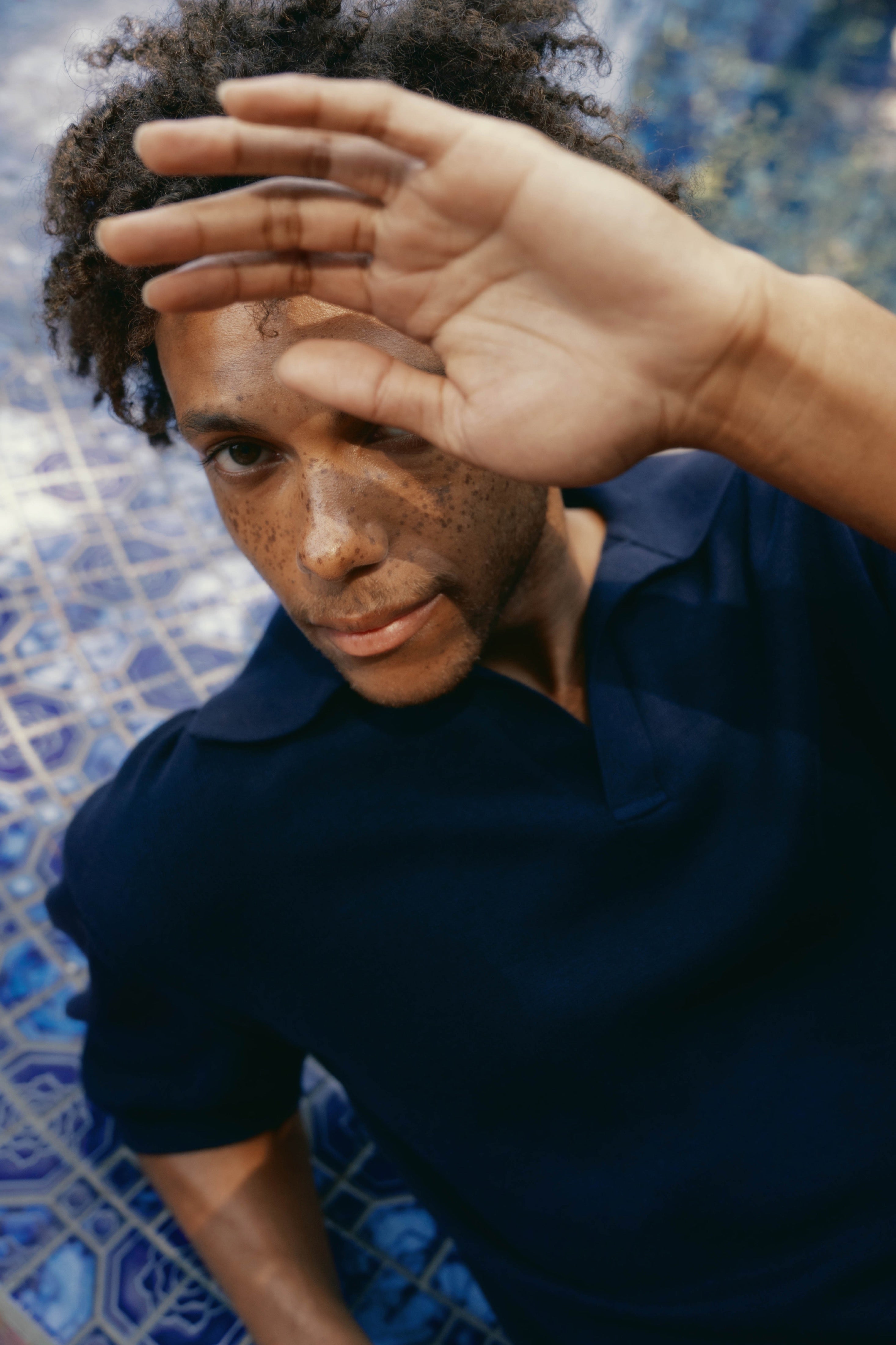 Men's Sunset Polo in Maritime