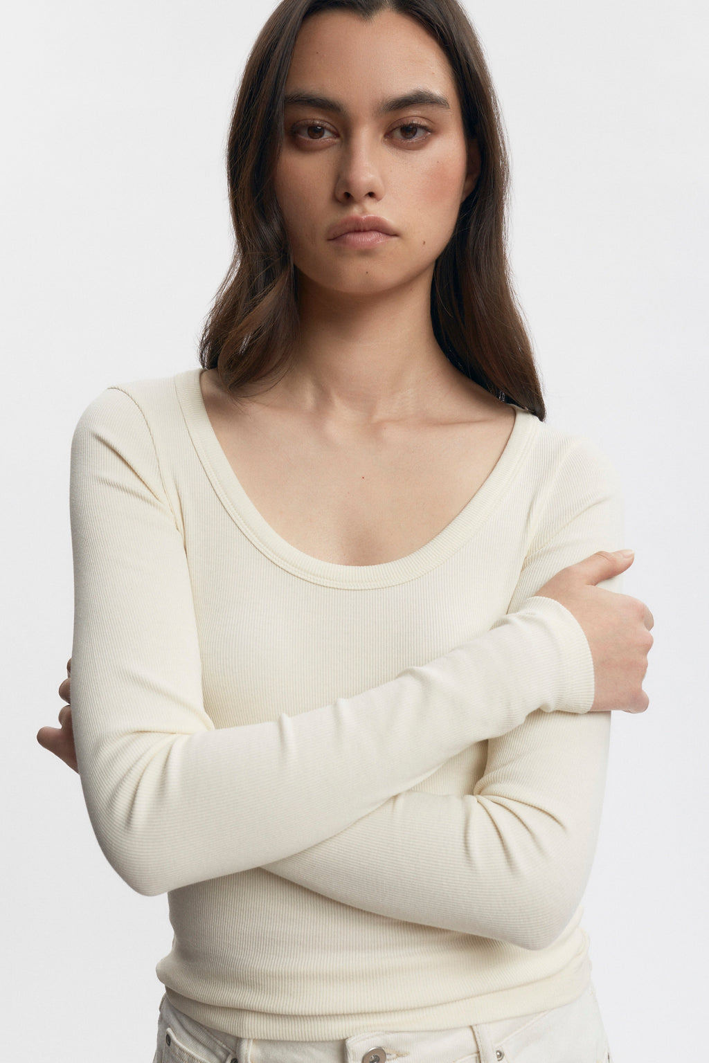 Michelle is 5’10” is a regular XS and is wearing a S