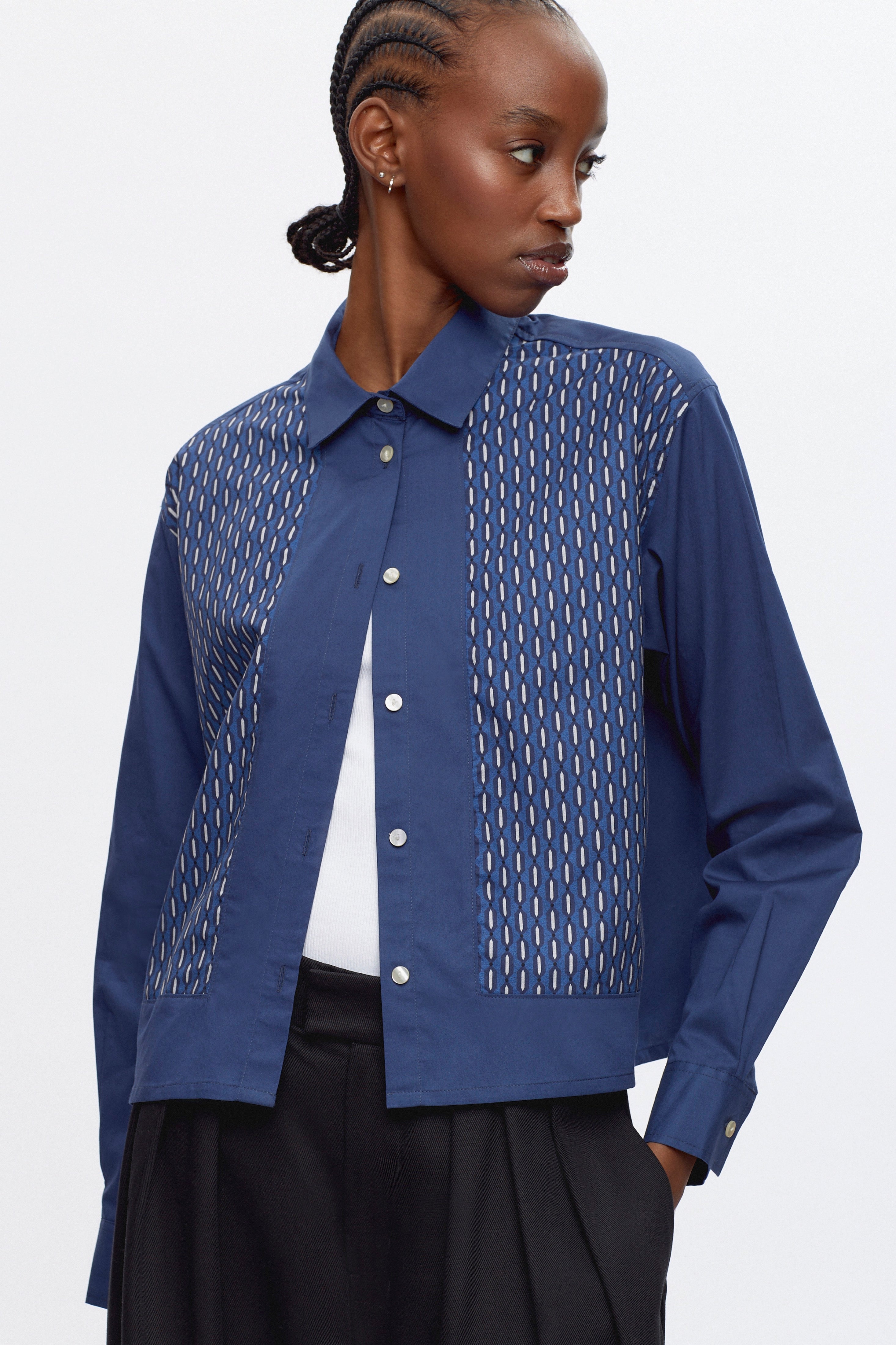 Women's Soad Shirt in AW24-203/Blue