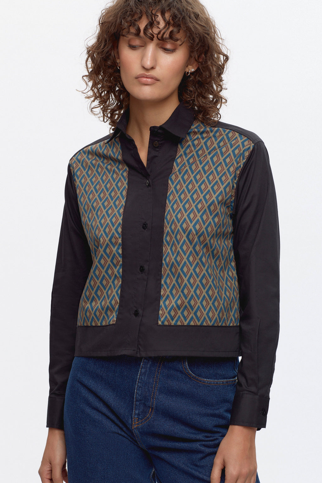 Women's Soad Shirt in AW24-215/Black