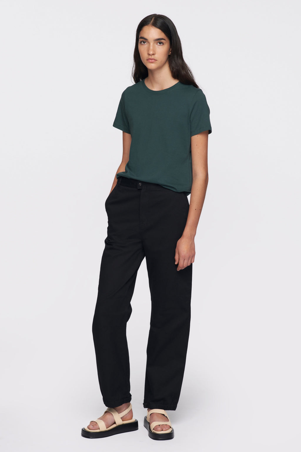 Stella is 5ft 11in, a regular size S and wearing a S.