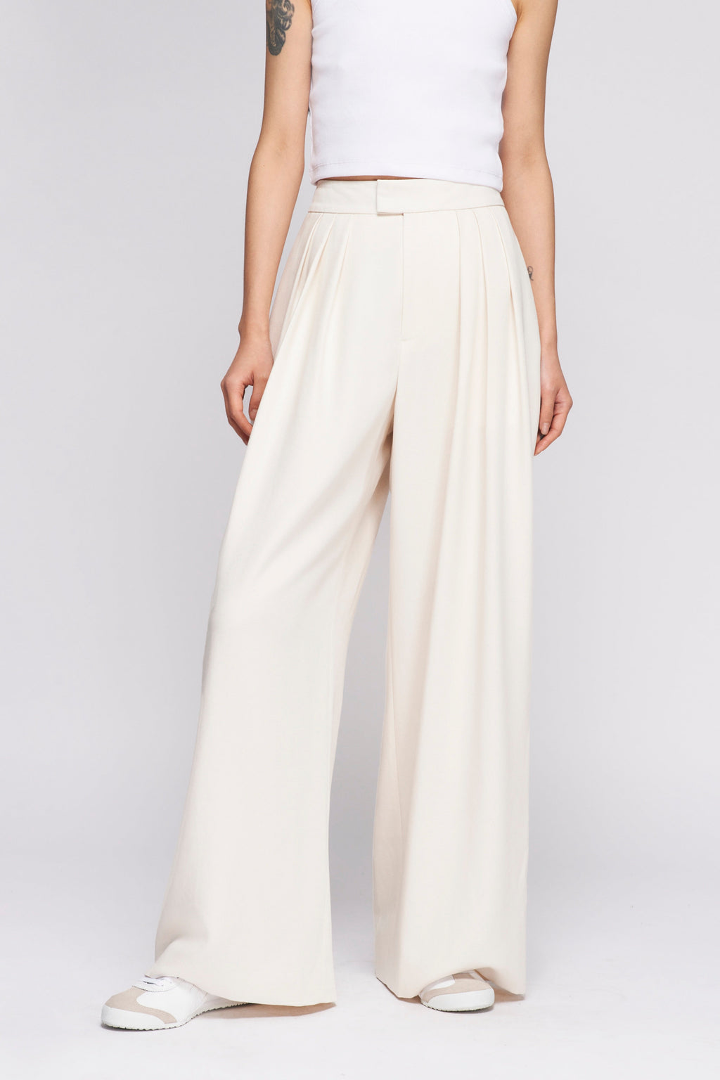 Plaza Trouser in Alabaster