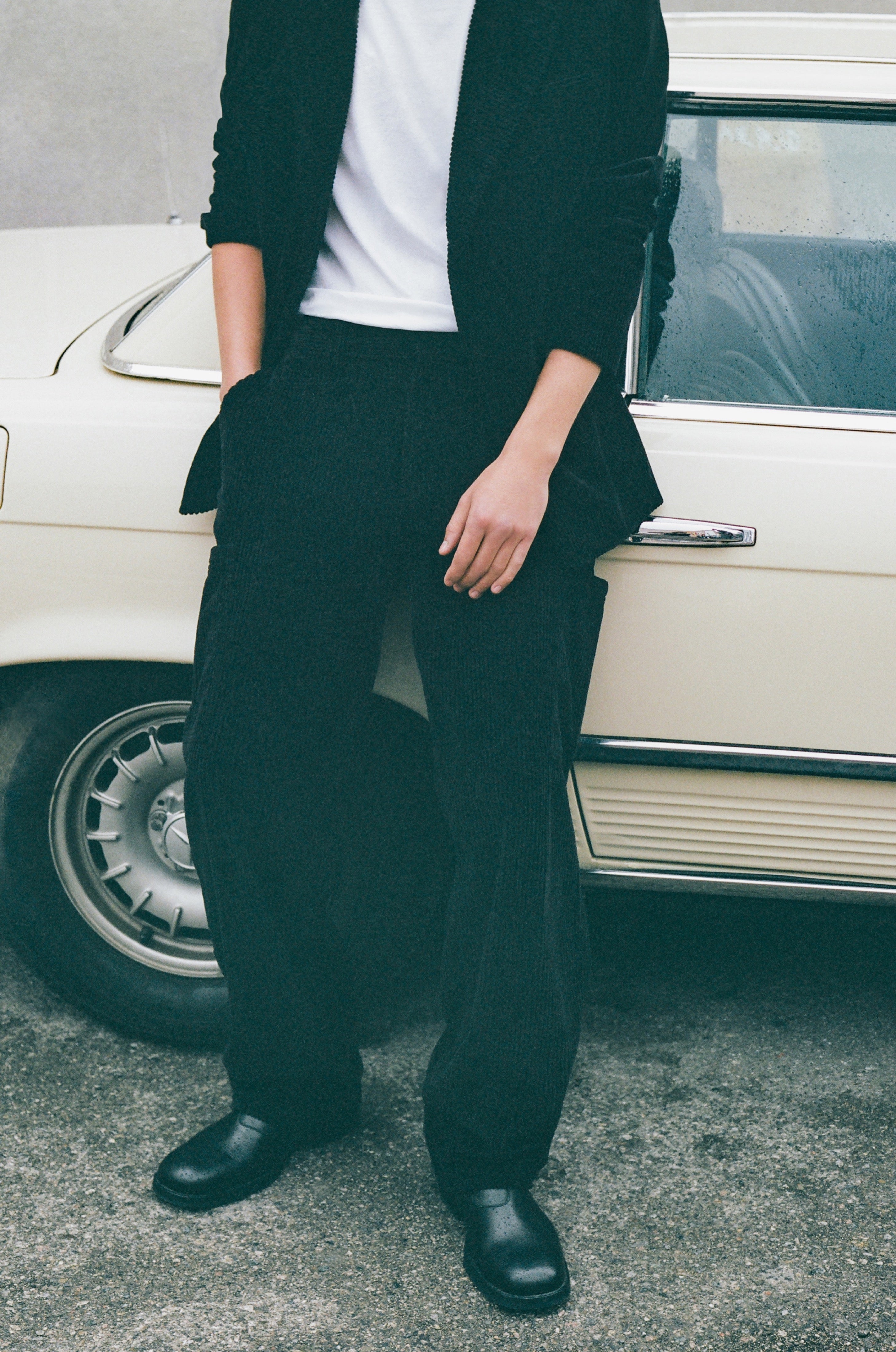 Cord Explorer Pant  in Black